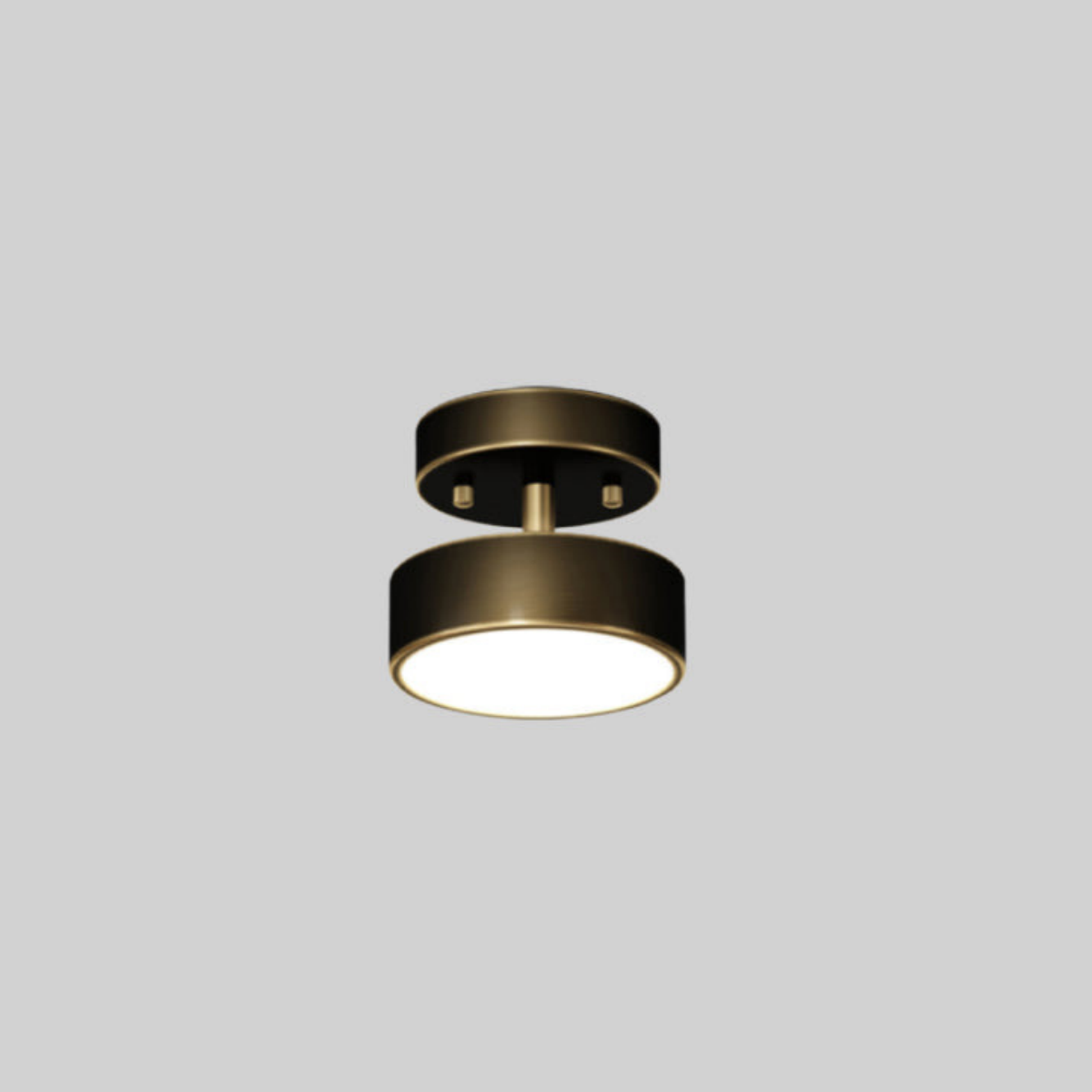Nordic Industrial Simple Round LED Ceiling Light - Cueteks