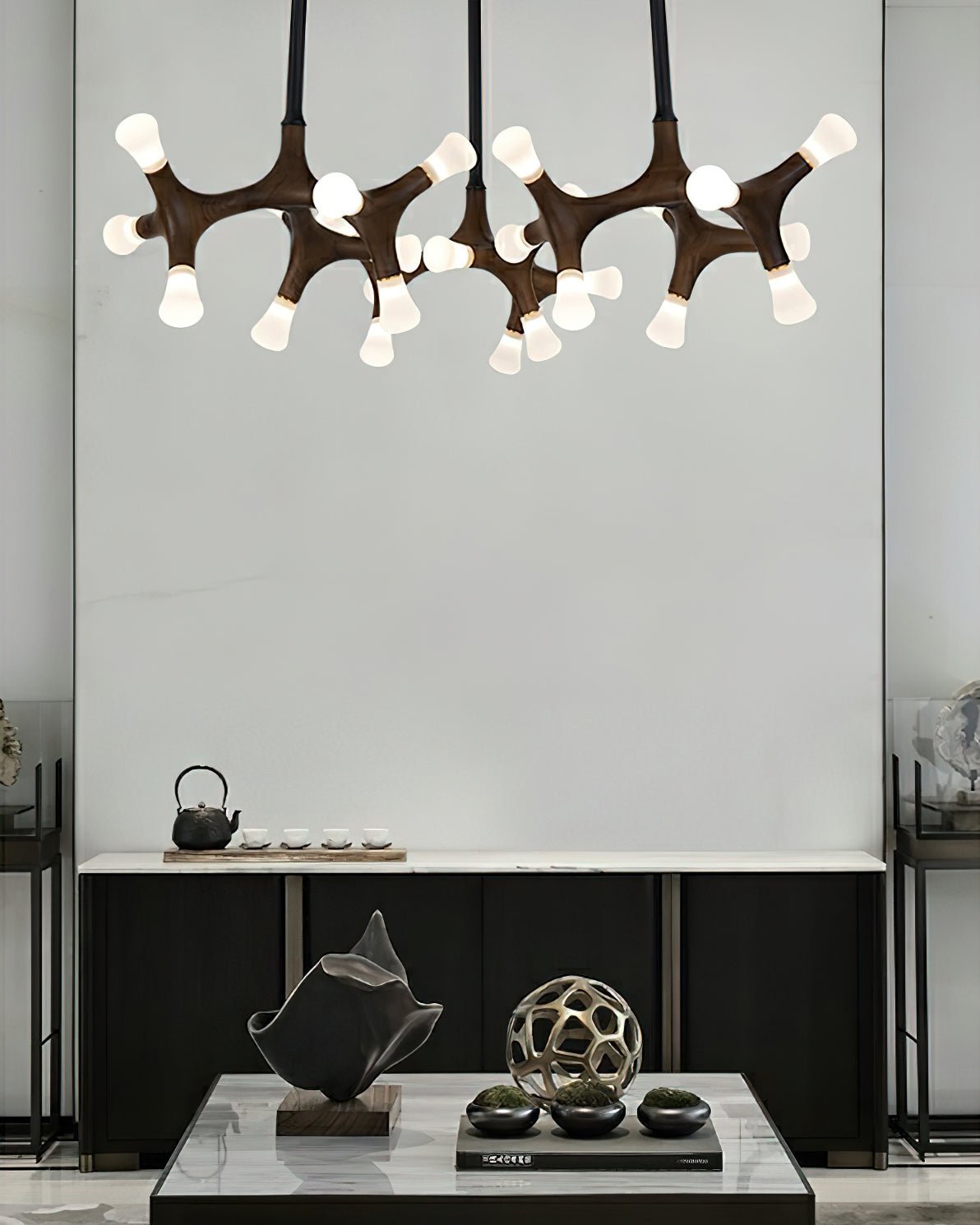 Flower Bone Chandelier - Cueteks