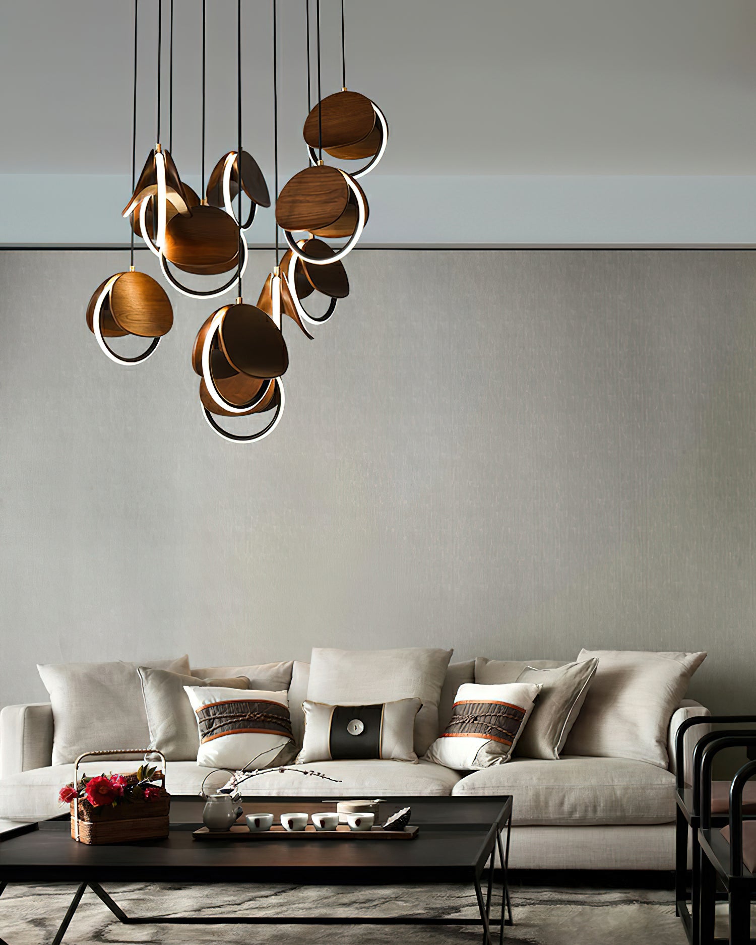 Elliot Rings Chandelier - Cueteks