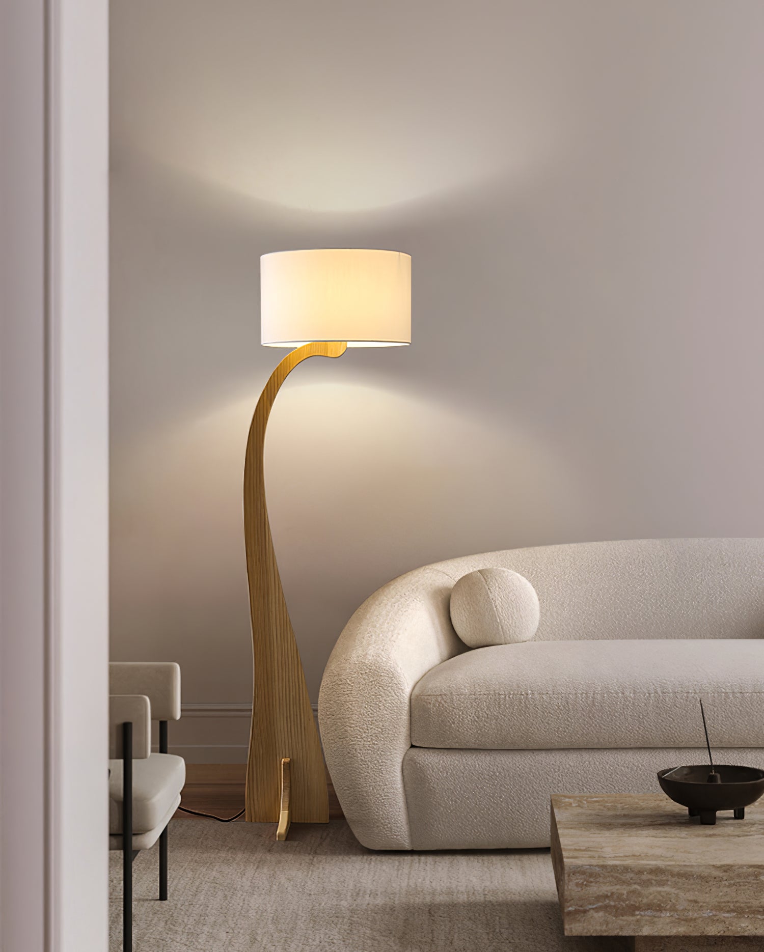 Bow Curve Floor Lamp - Cueteks