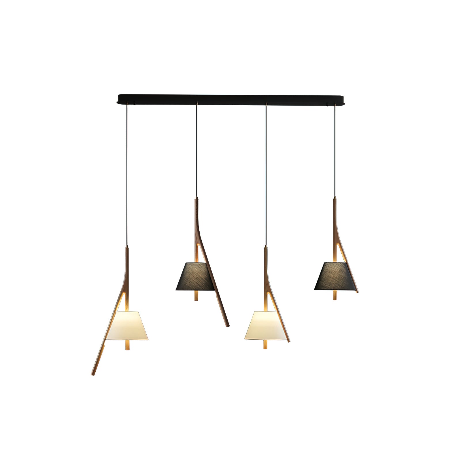Nanzhi Wood Pendant Lamp - Cueteks