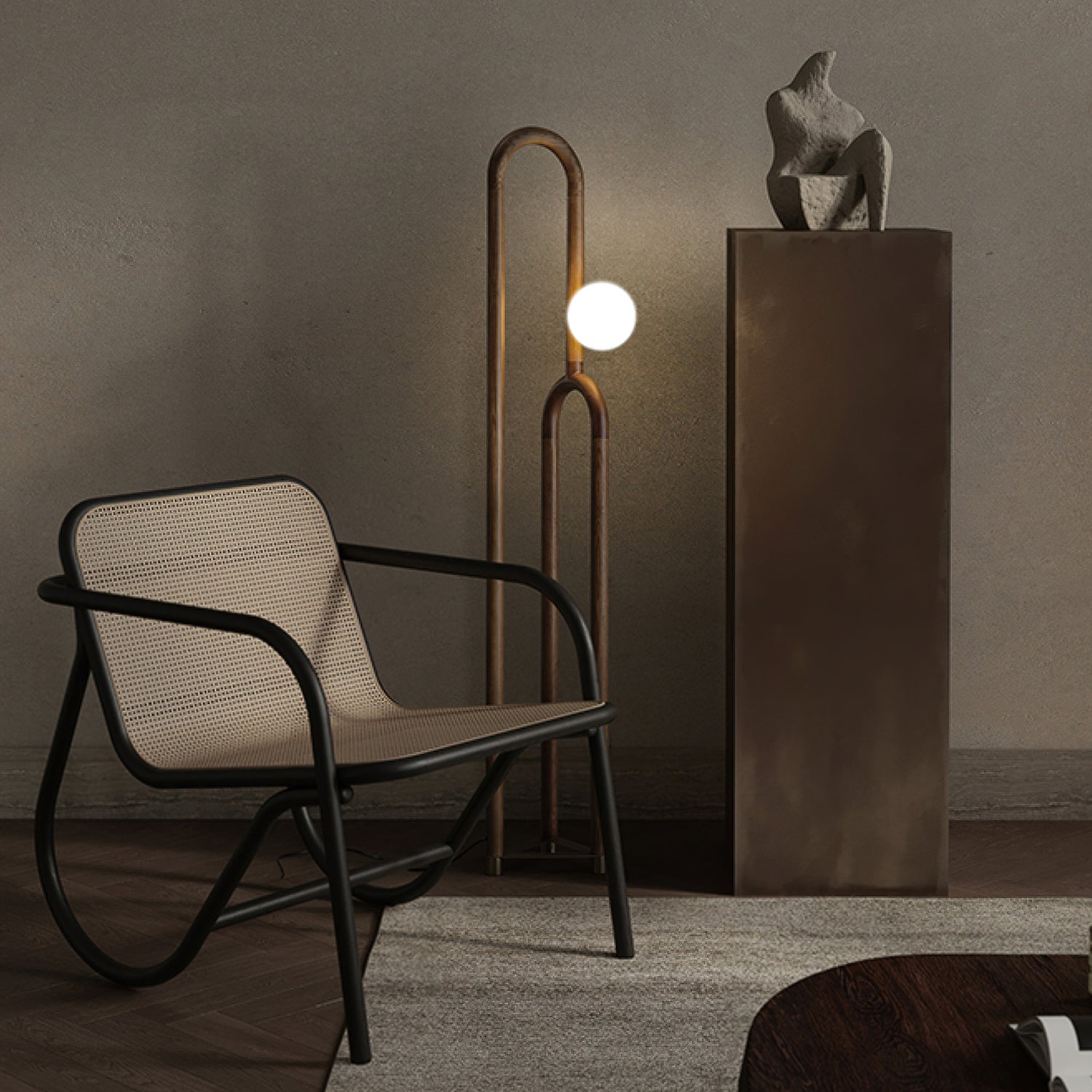 Arc N Floor Lamp - Cueteks