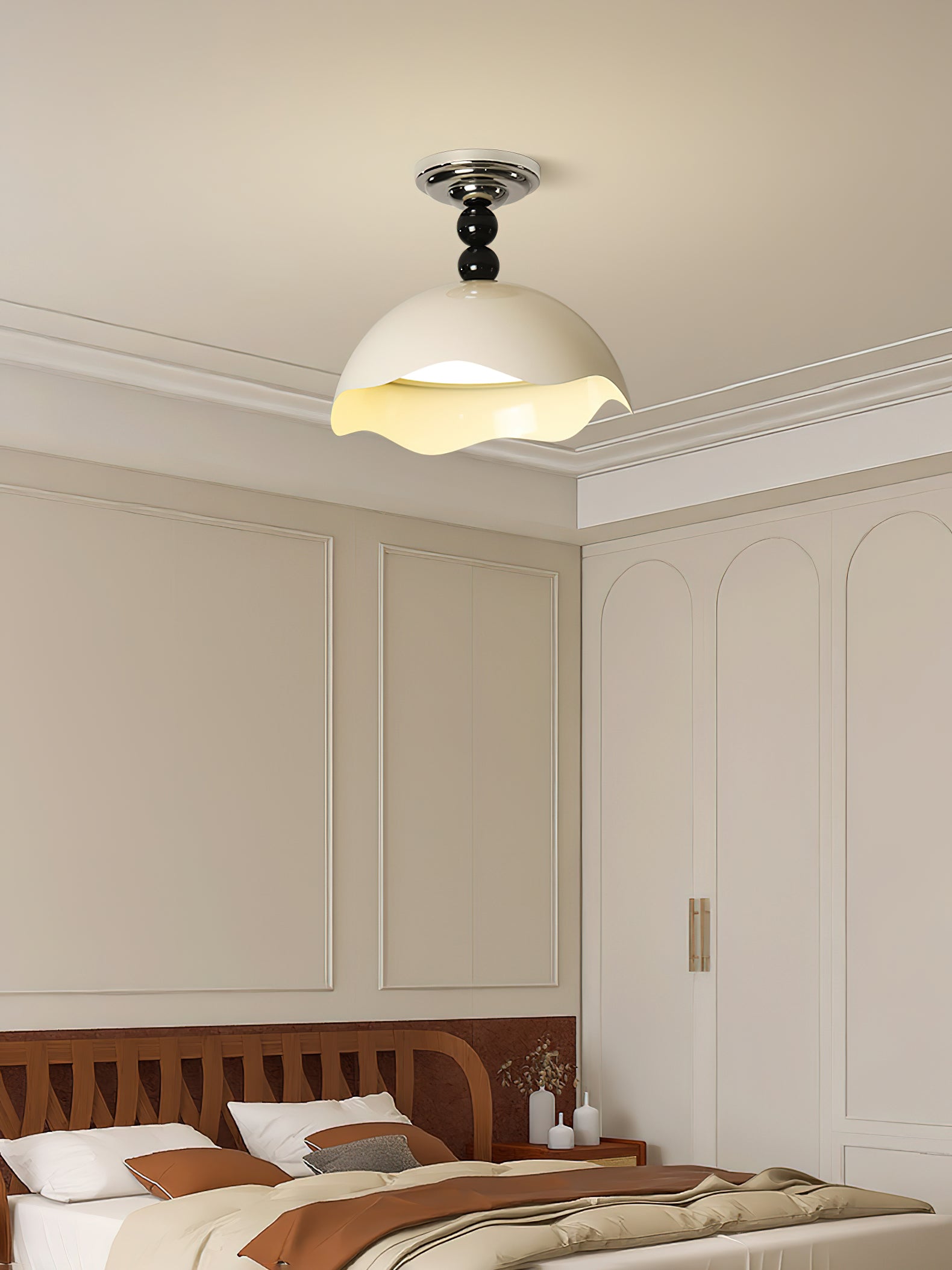 Wave Crest Ceiling Lamp - Cueteks