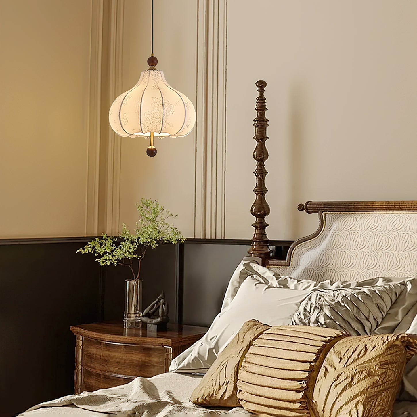 Chestnut Bloom Pendant Lamp - Cueteks