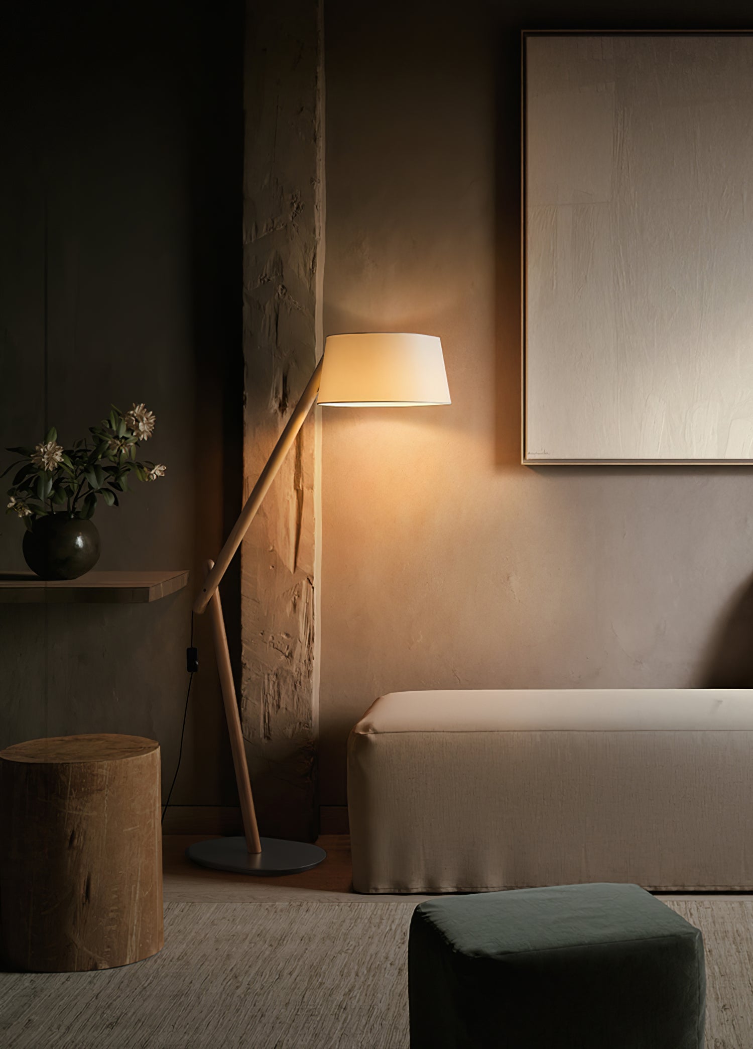 Lean Pivot Floor Lamp - Cueteks