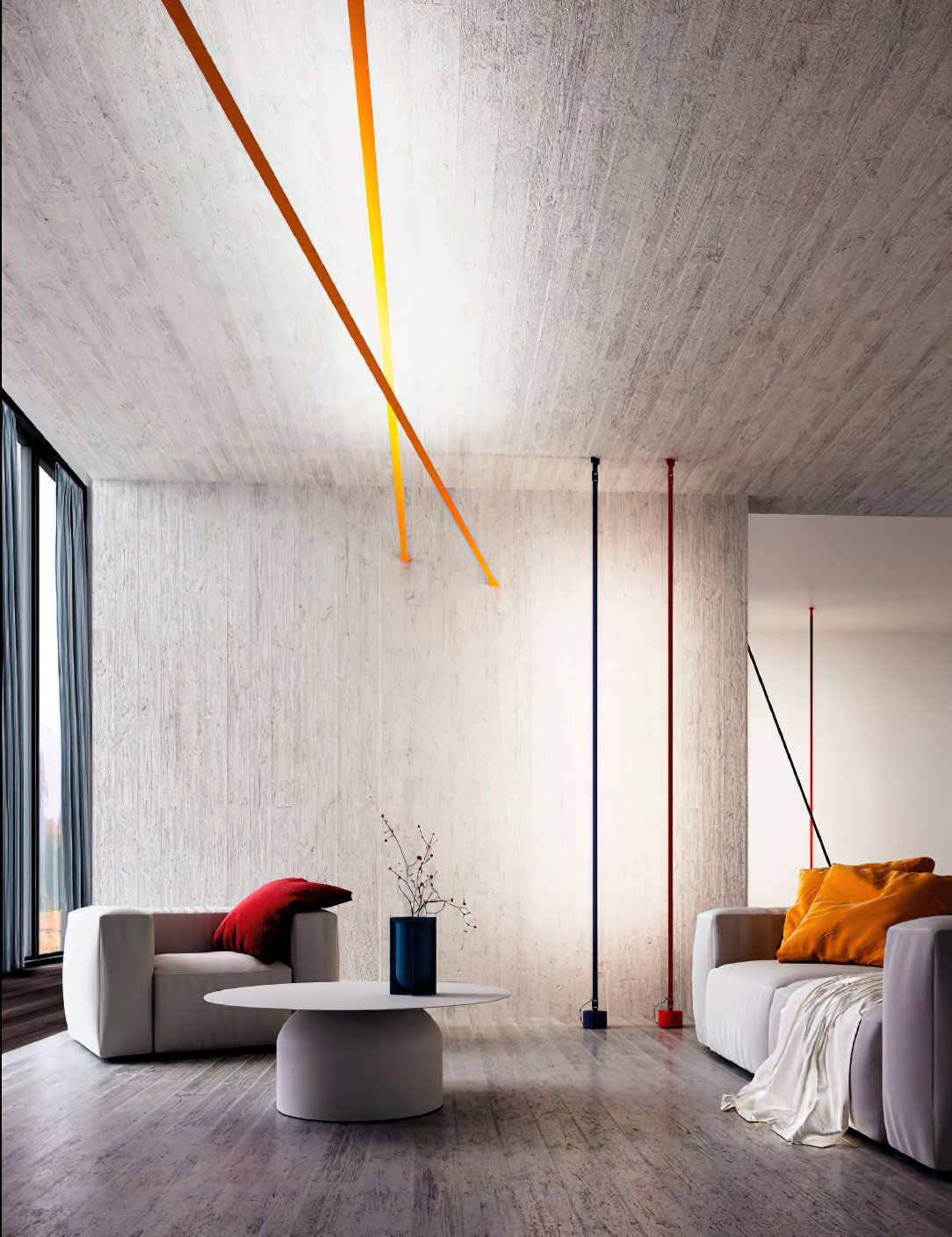Elastica Arbitrary Floor Lamp - Cueteks