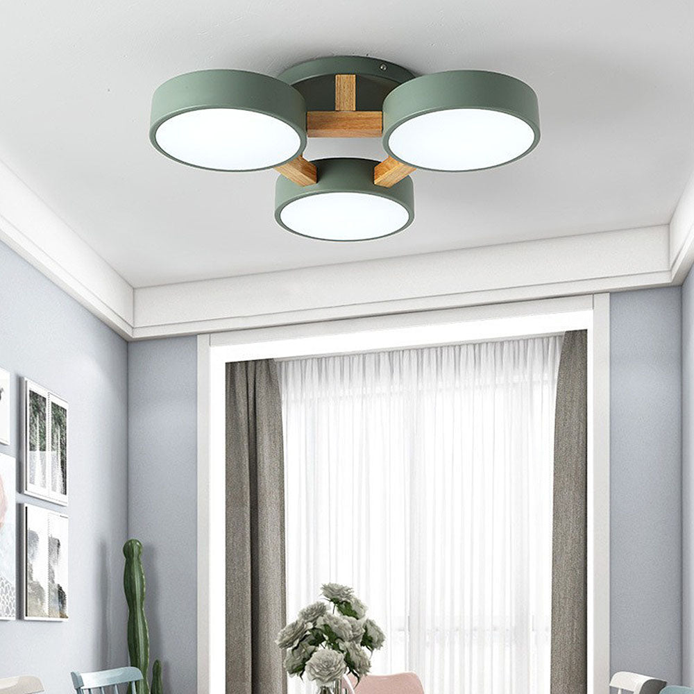 Contemporary Acrylic Multi-Heads Ceiling Light - Cueteks
