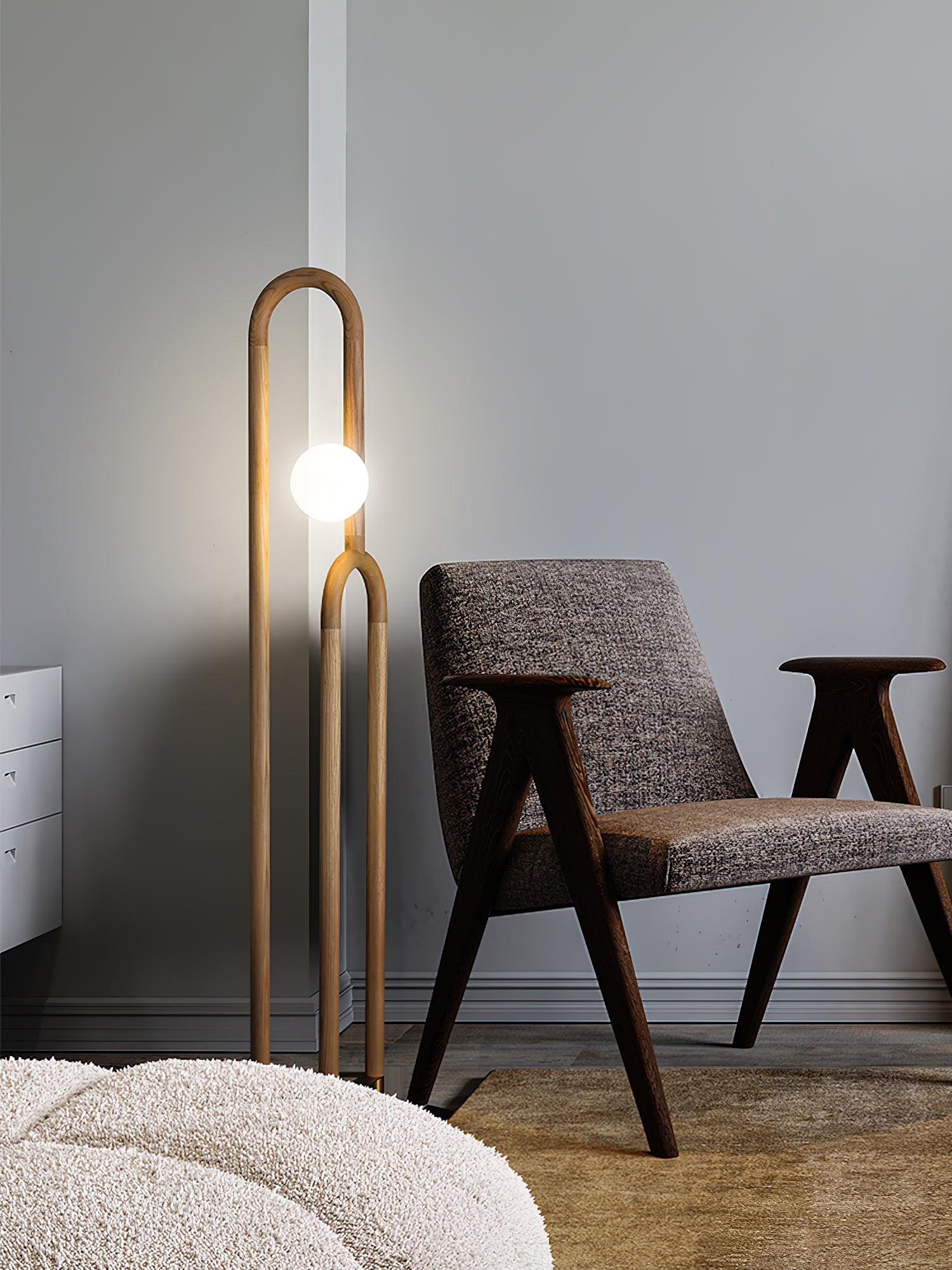 Arc N Floor Lamp - Cueteks