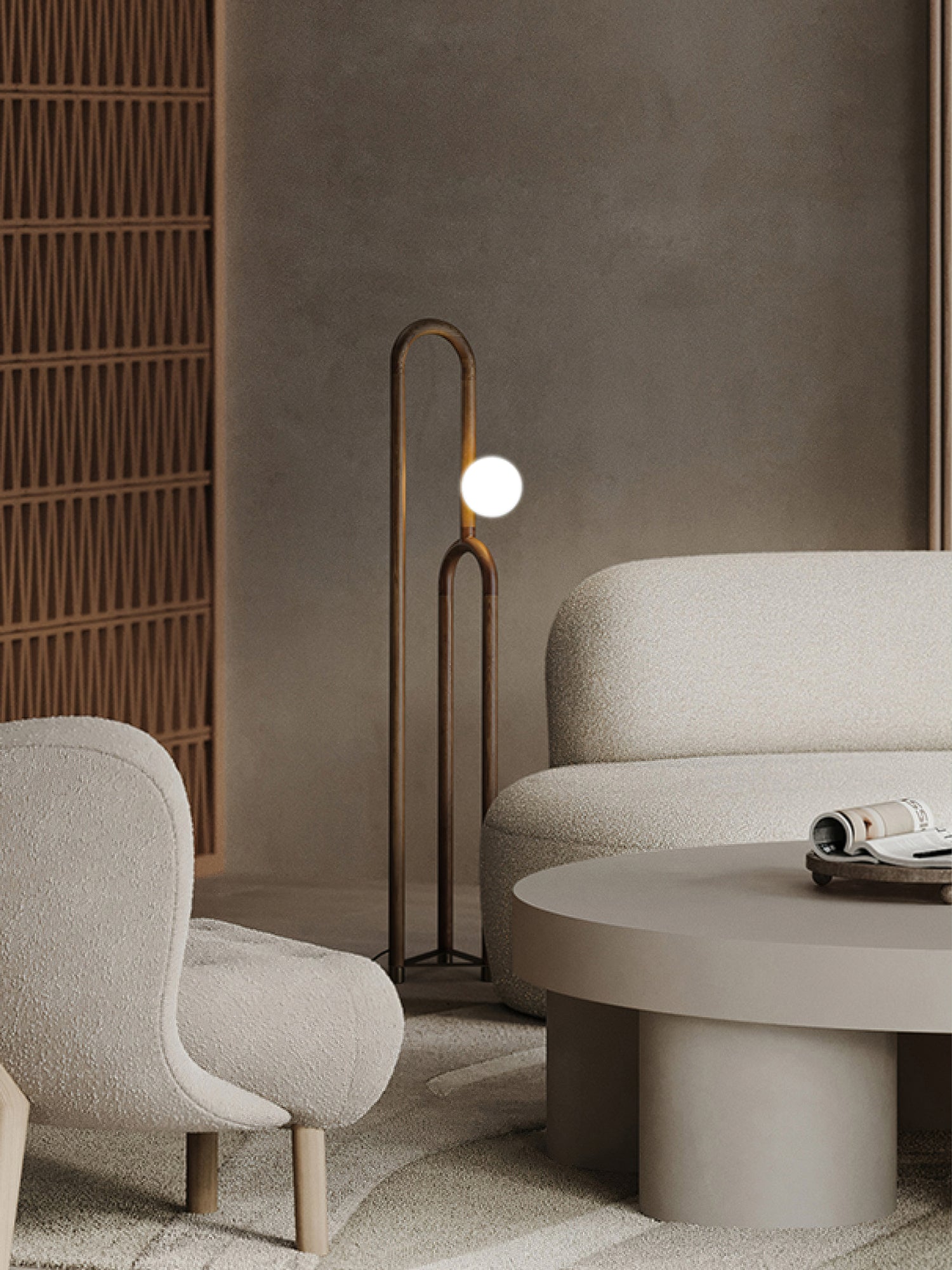 Arc N Floor Lamp - Cueteks