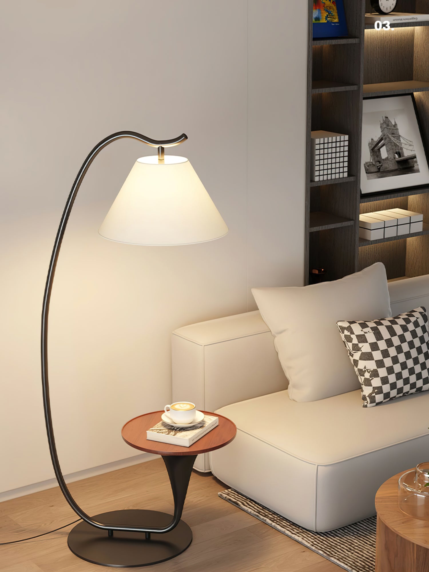 Curvature Floor Lamp - Cueteks