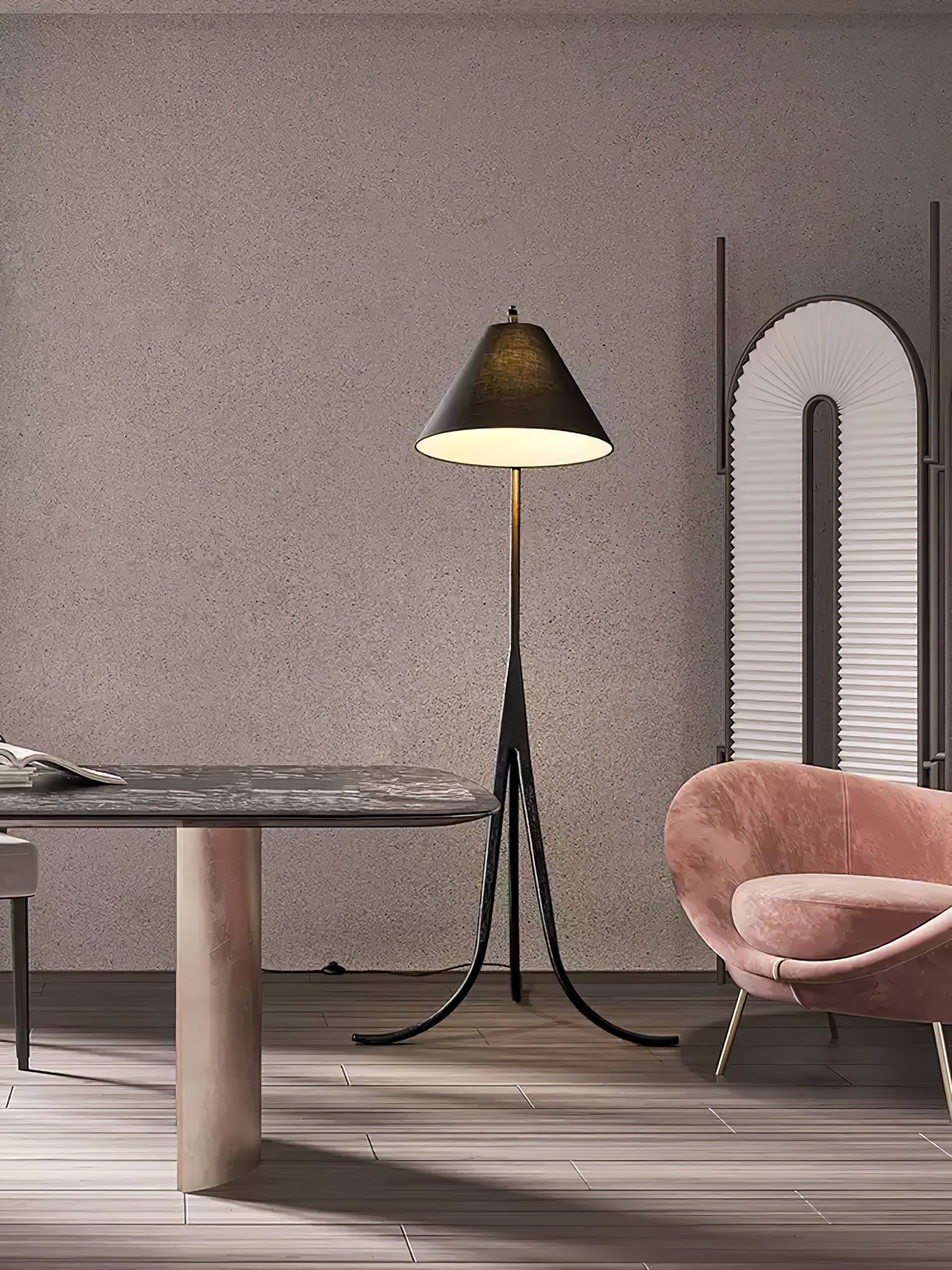 Arcwood Floor Lamp - Cueteks