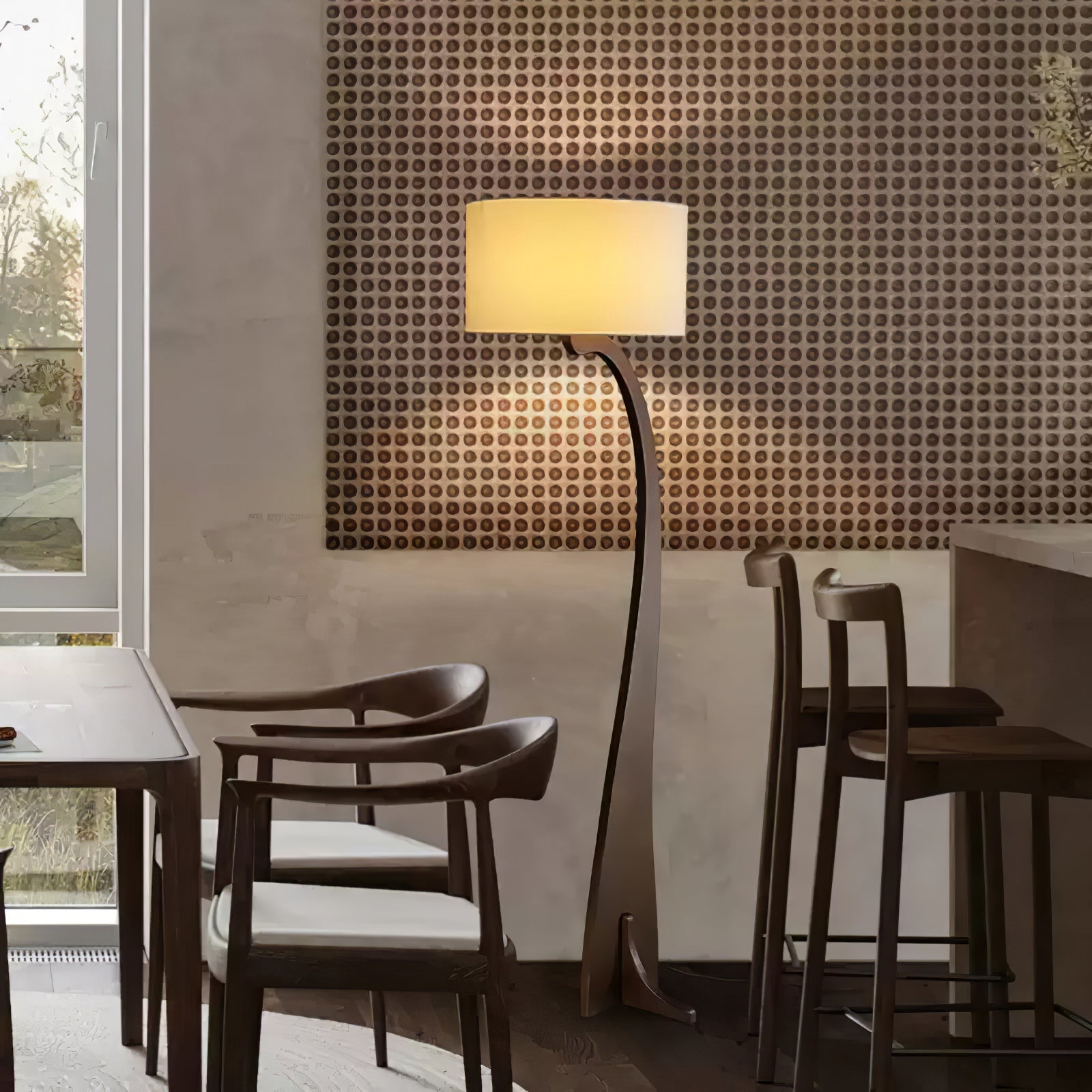 Bow Curve Floor Lamp - Cueteks