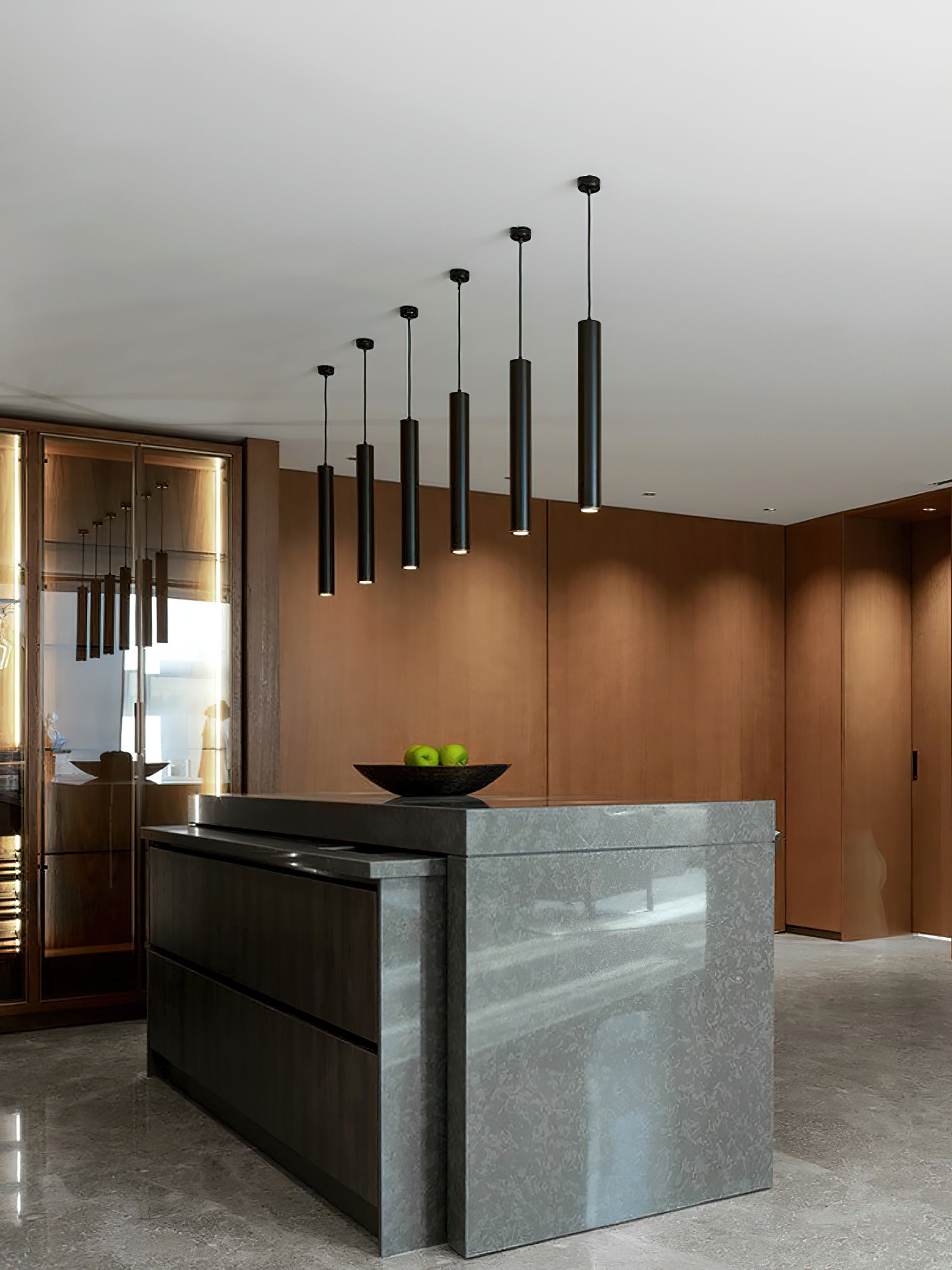 Streamline Cylinder Pendant Lamp - Cueteks