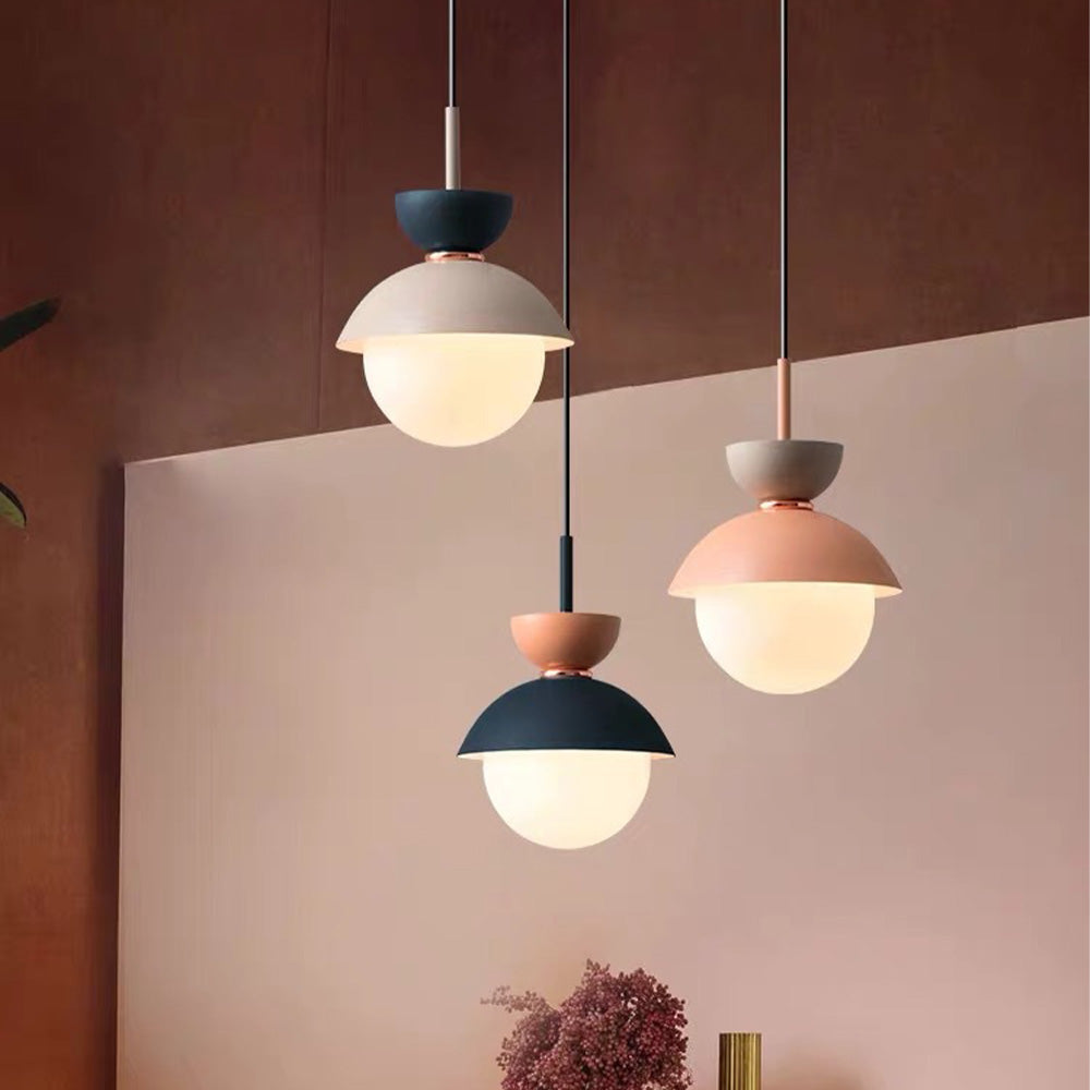 Macaroon Double Heads Metal Pendant Light - Cueteks