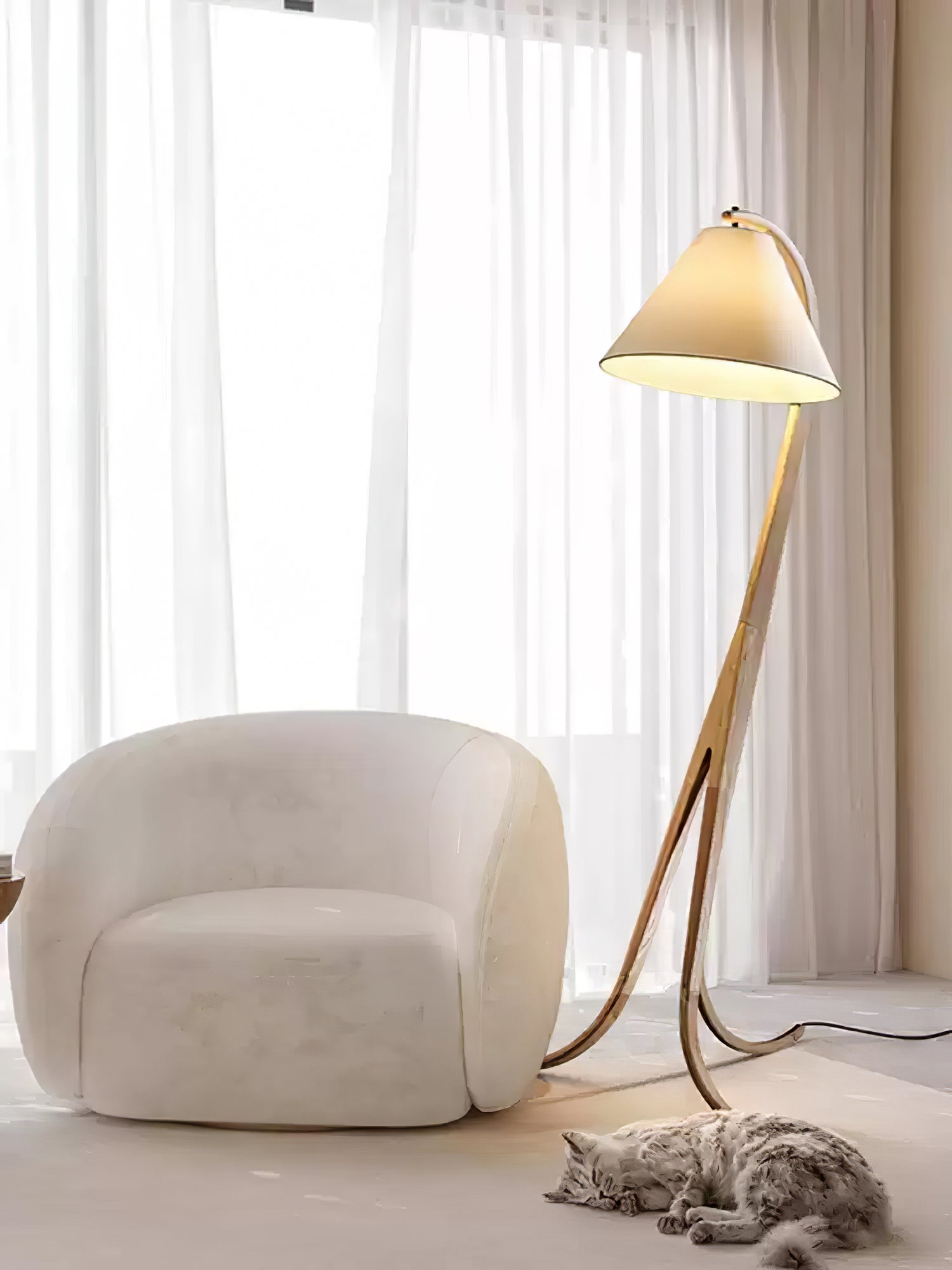 Arcwood Floor Lamp - Cueteks