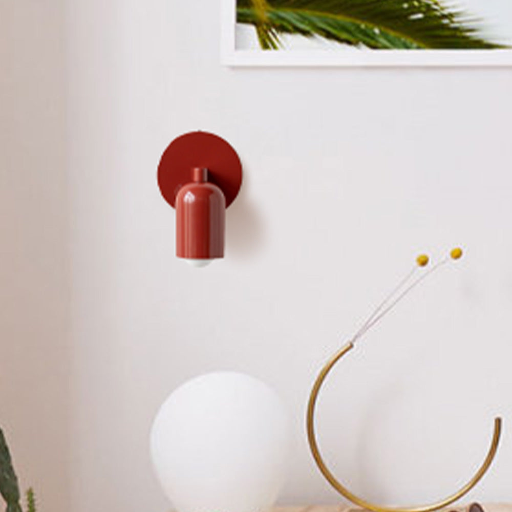 Simple Modern Small Stained Wall Sconce - Cueteks