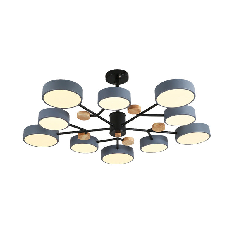 Contemporary Acrylic LED Hanging Pendant Light - Cueteks