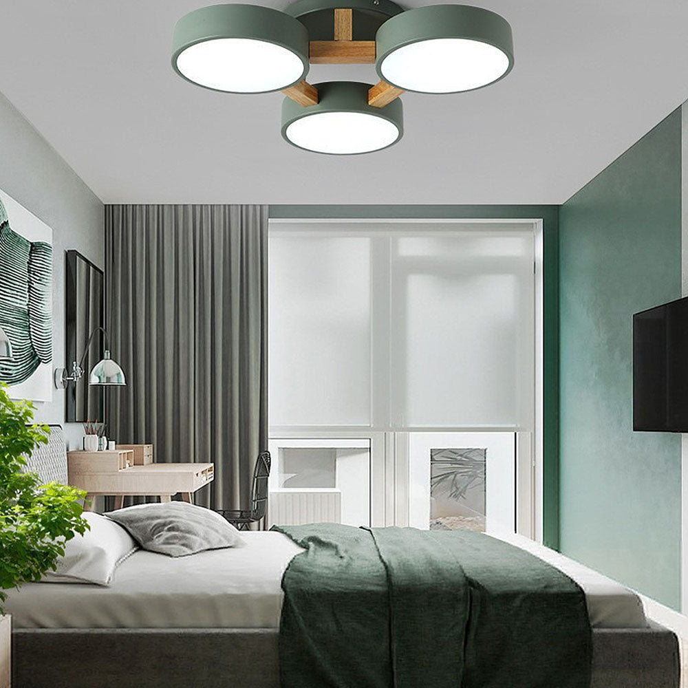 Contemporary Acrylic Multi-Heads Ceiling Light - Cueteks