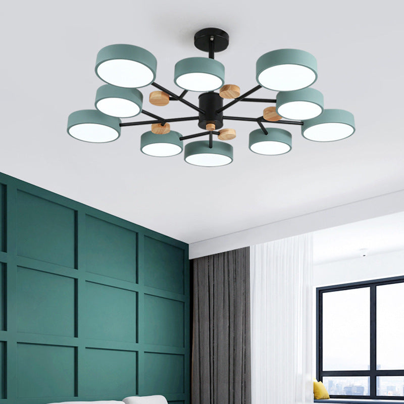 Contemporary Acrylic LED Hanging Pendant Light - Cueteks