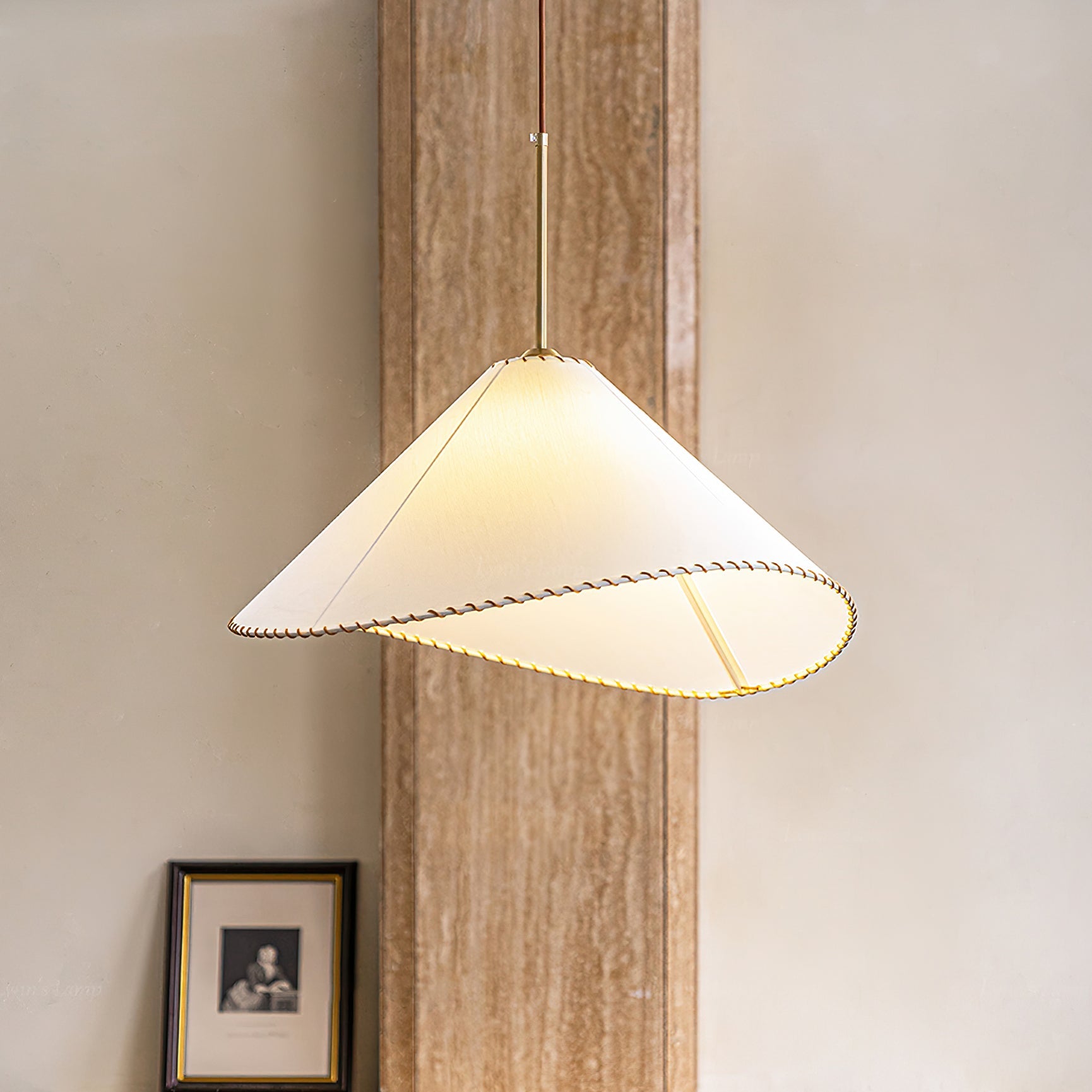 Twisted Shade Pendant Lamp - Cueteks