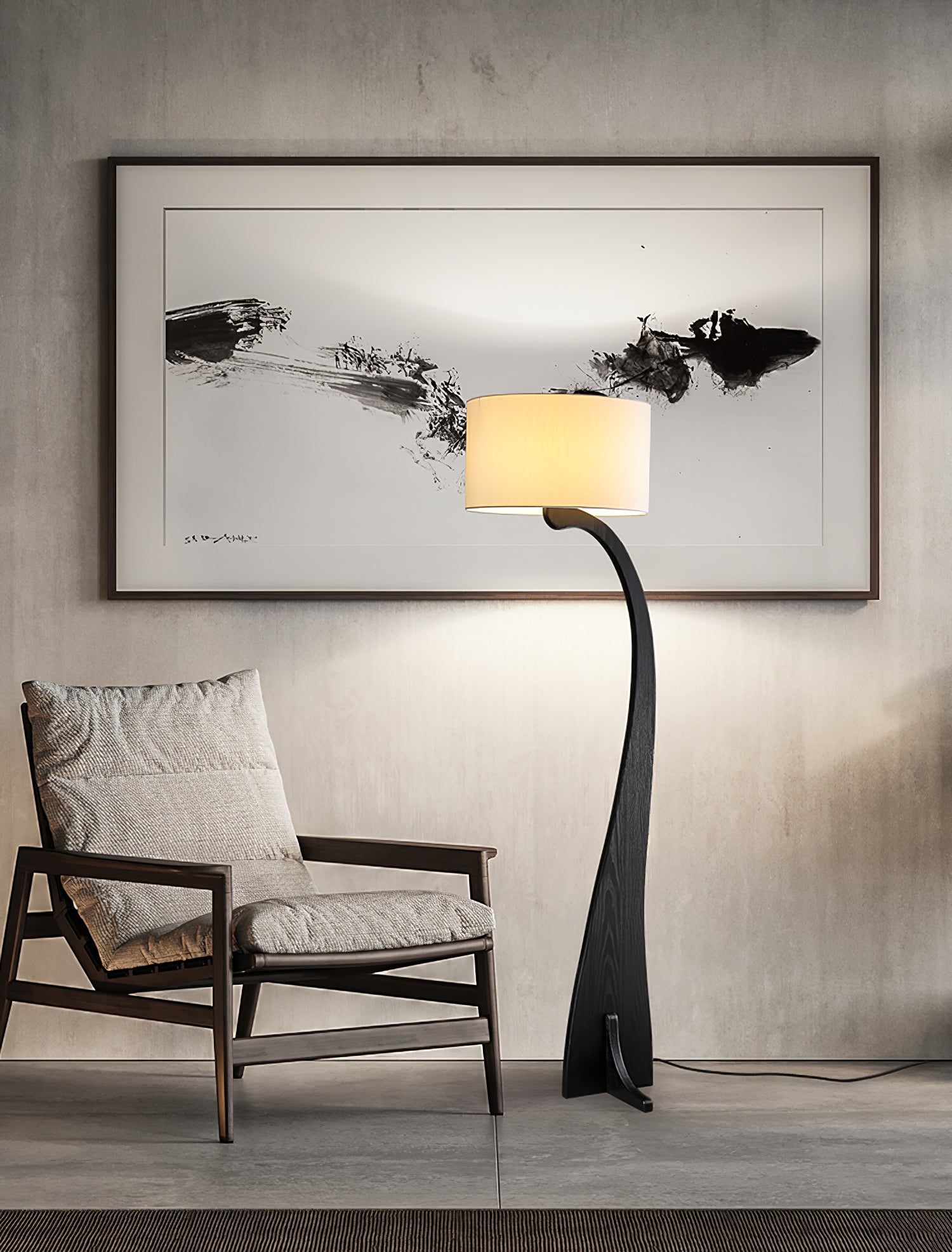 Bow Curve Floor Lamp - Cueteks