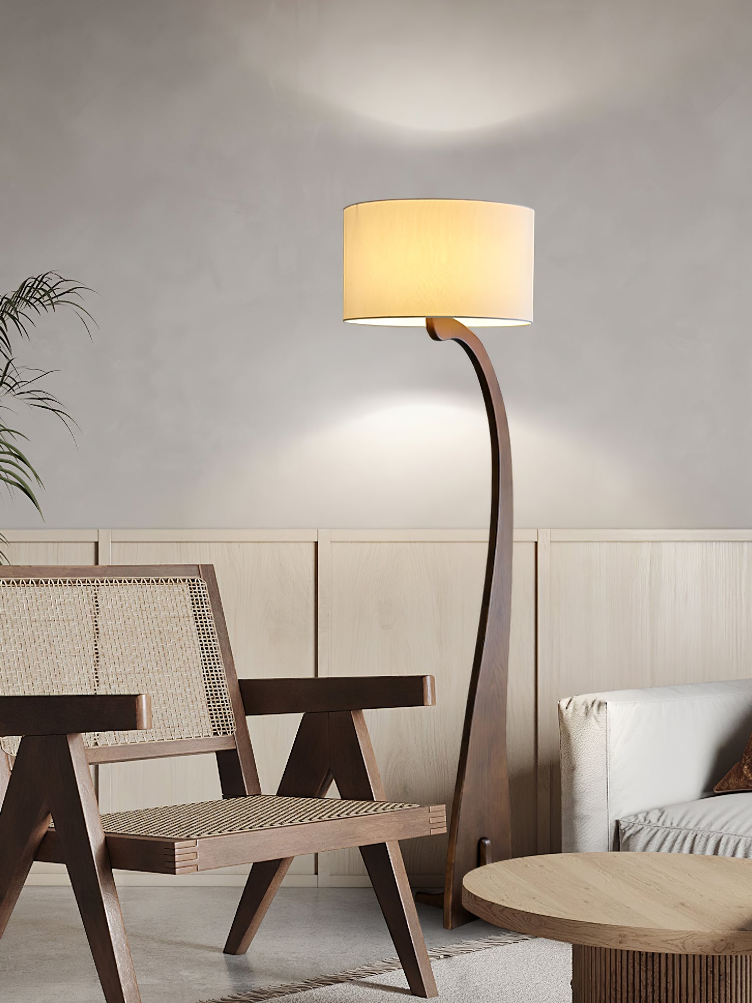 Bow Curve Floor Lamp - Cueteks