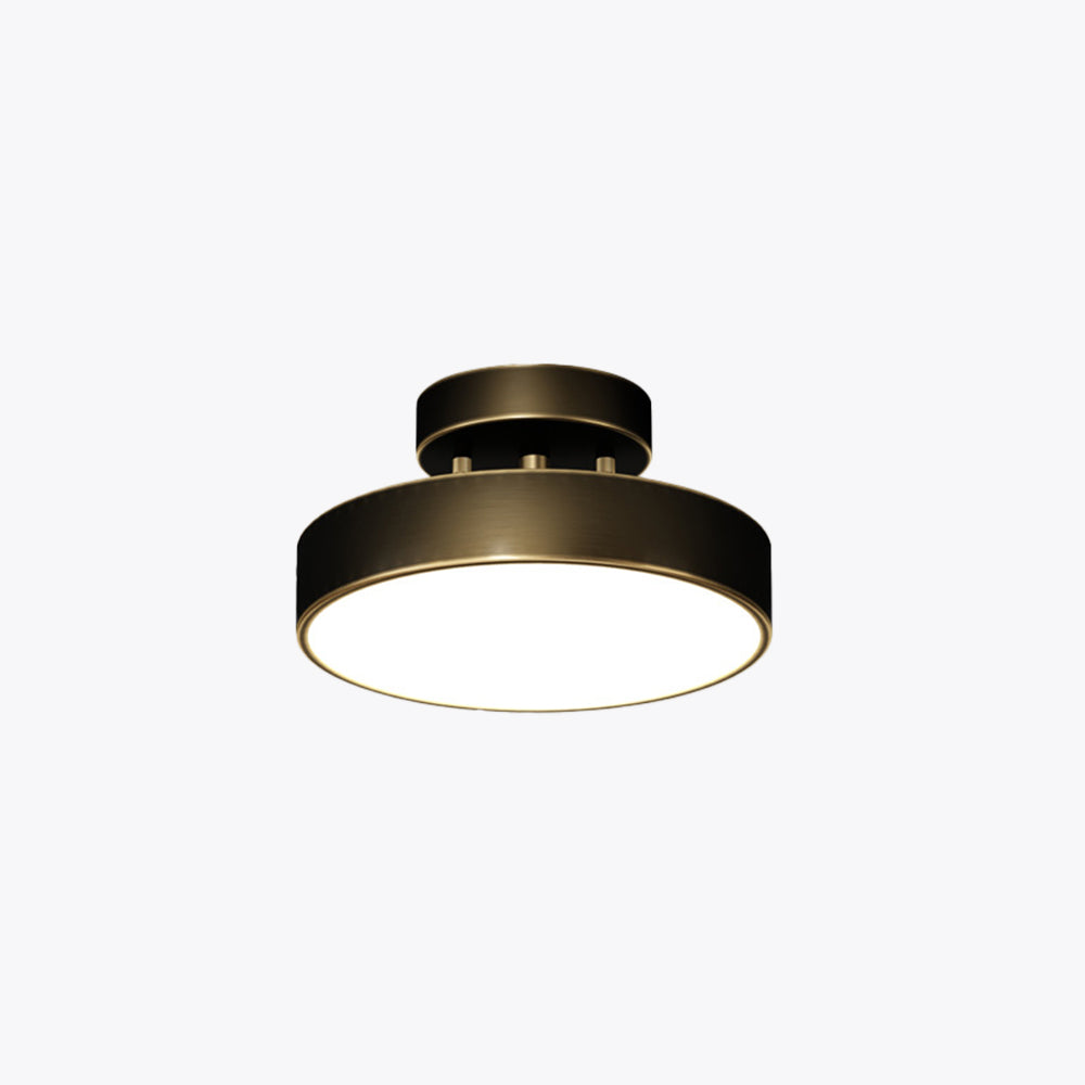 Nordic Industrial Simple Round LED Ceiling Light - Cueteks