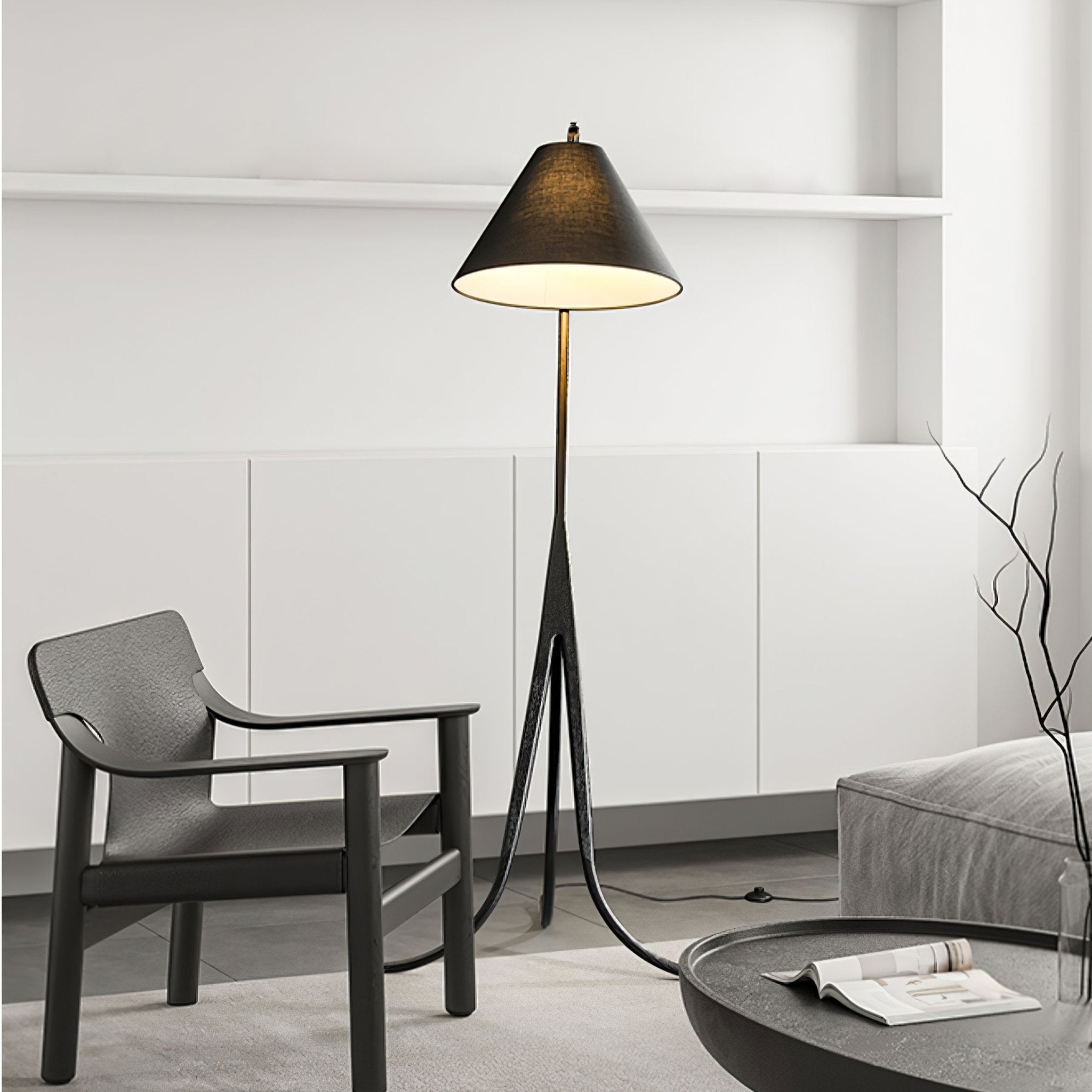 Arcwood Floor Lamp - Cueteks