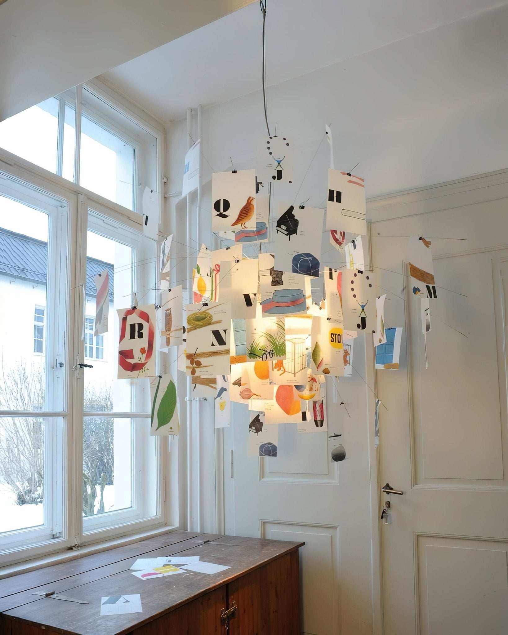 Paper Chandelier - Cueteks