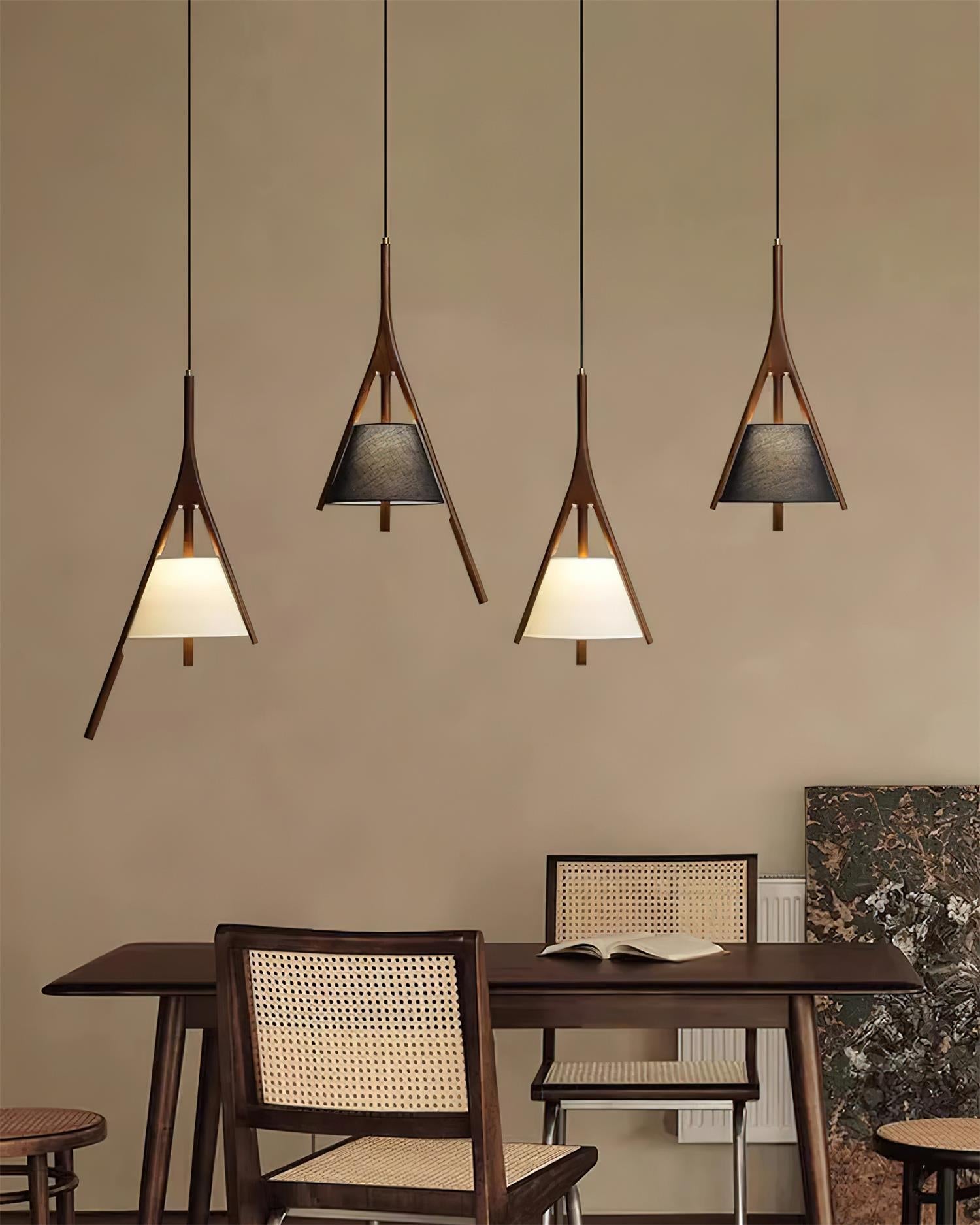 Nanzhi Wood Pendant Lamp - Cueteks
