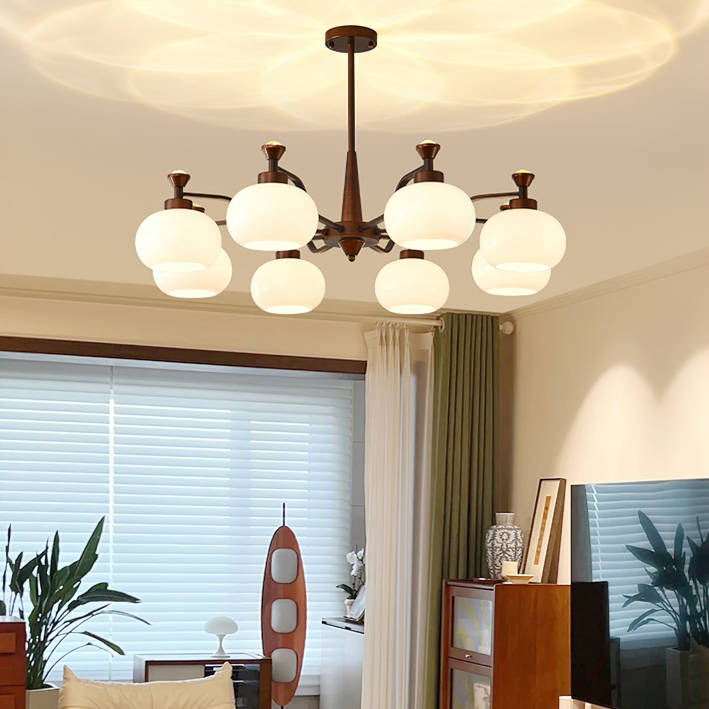 Globe Spotlight Chandelier - Cueteks