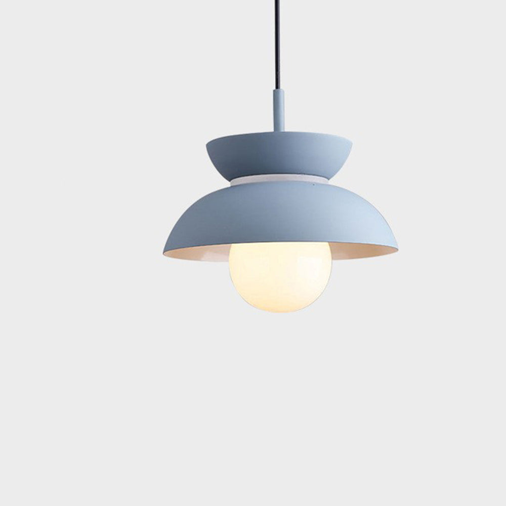 Macaroon Colorful Simple Round Pendant Light - Cueteks