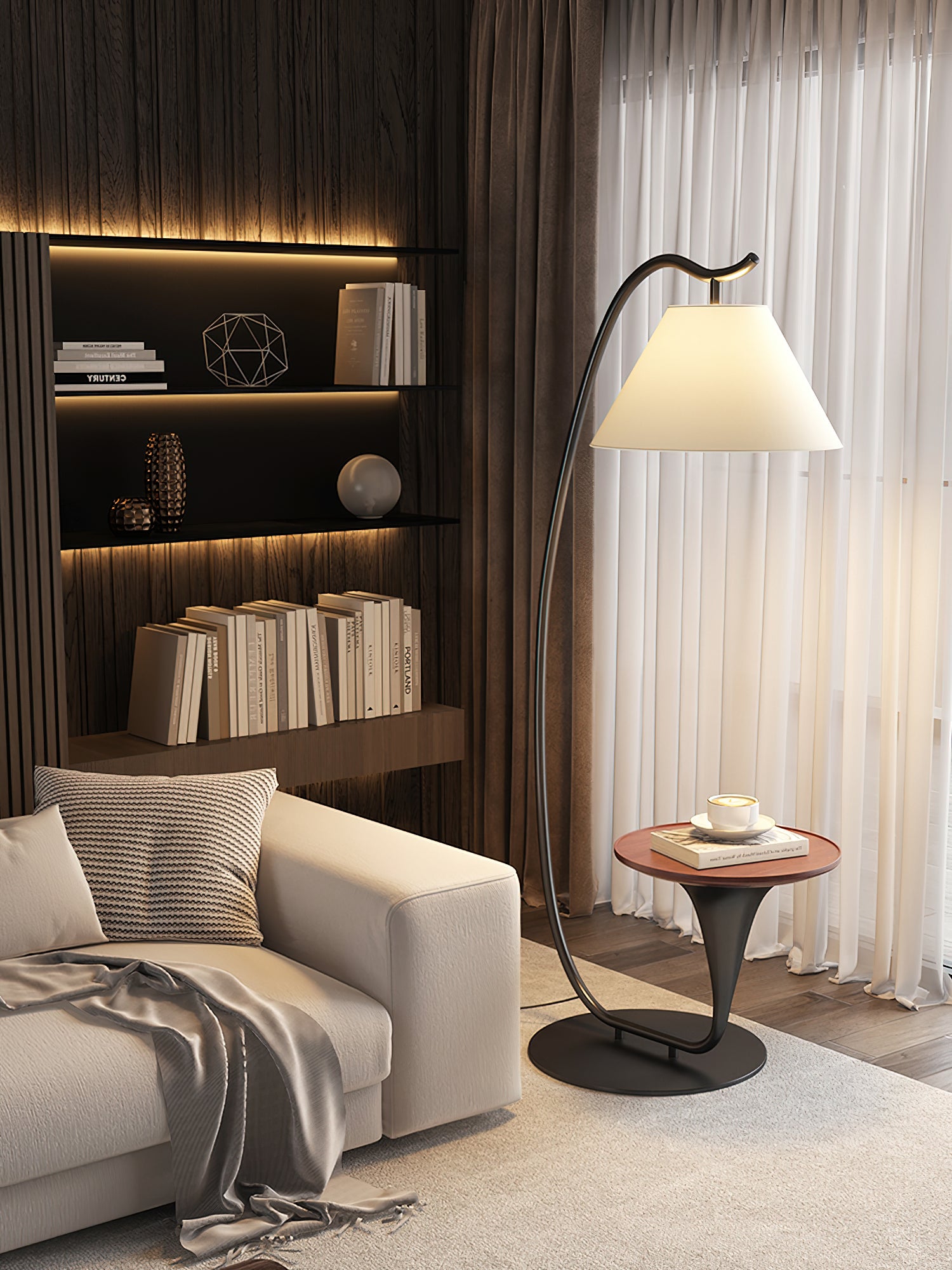 Curvature Floor Lamp - Cueteks