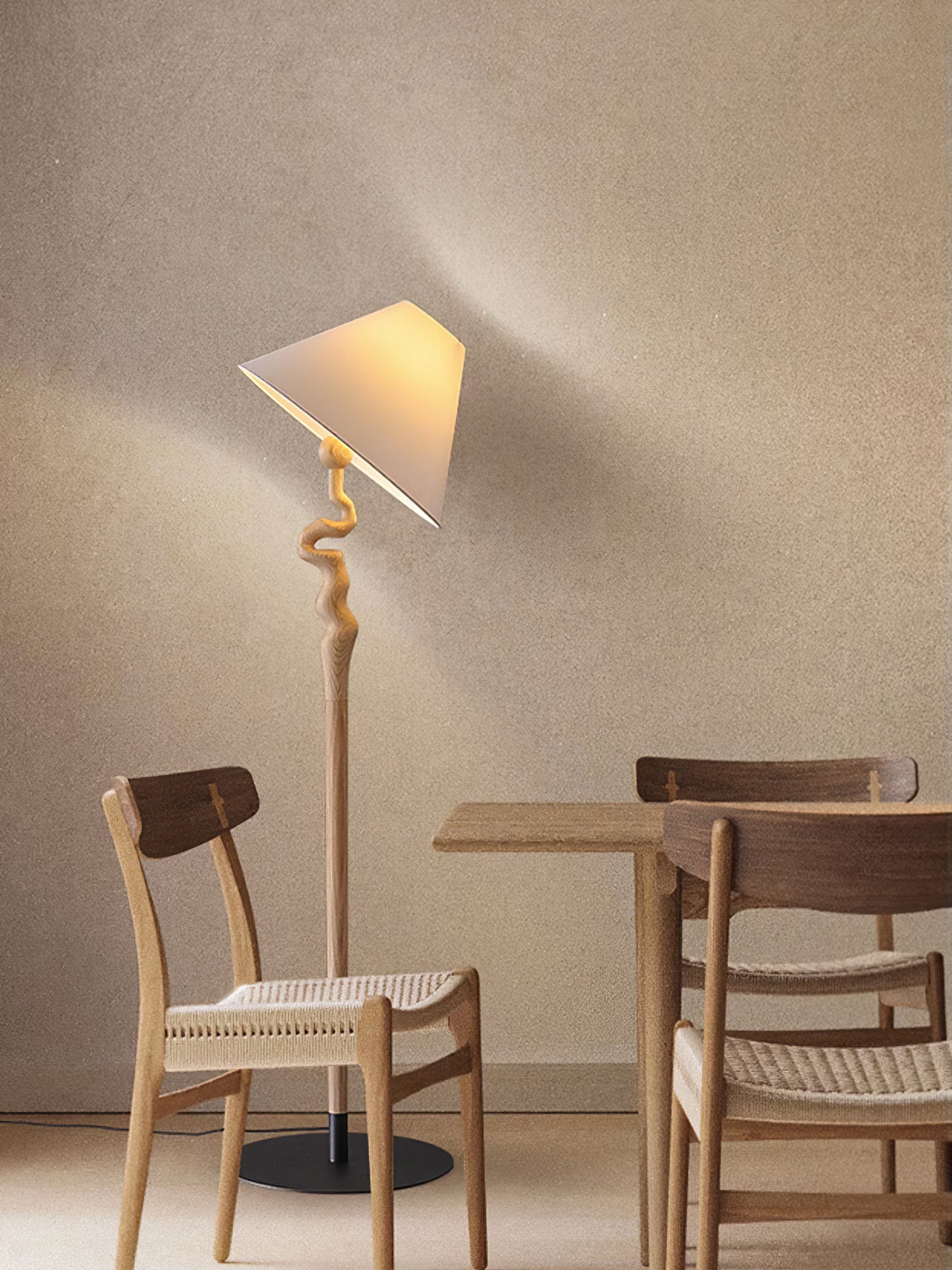 Serpentine Twist Floor Lamp - Cueteks