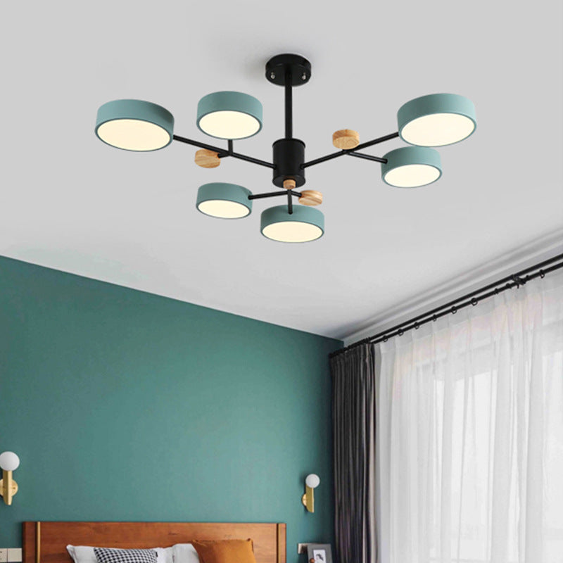 Contemporary Acrylic LED Hanging Pendant Light - Cueteks