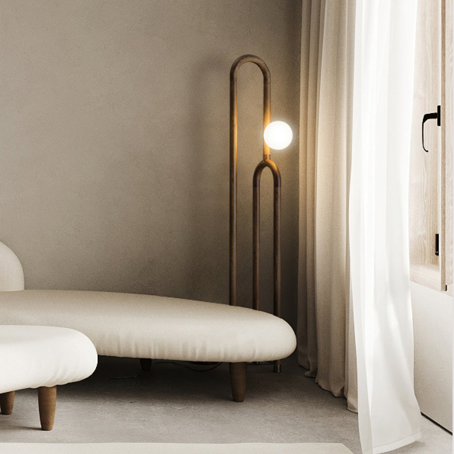 Arc N Floor Lamp - Cueteks