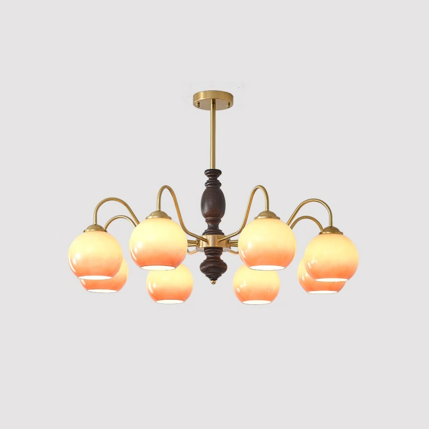 Caramel Orb Chandelier - Cueteks