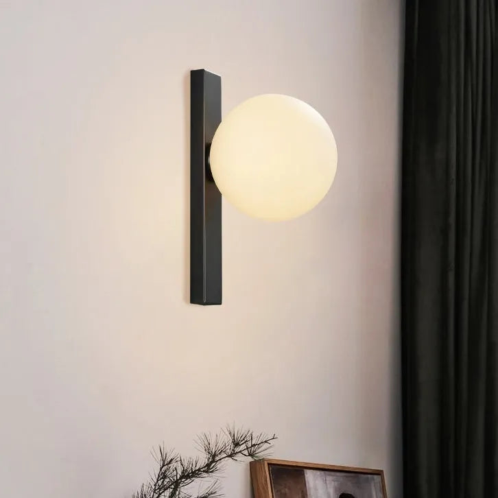 Minimalist Simple White Ball Wall Light - Cueteks