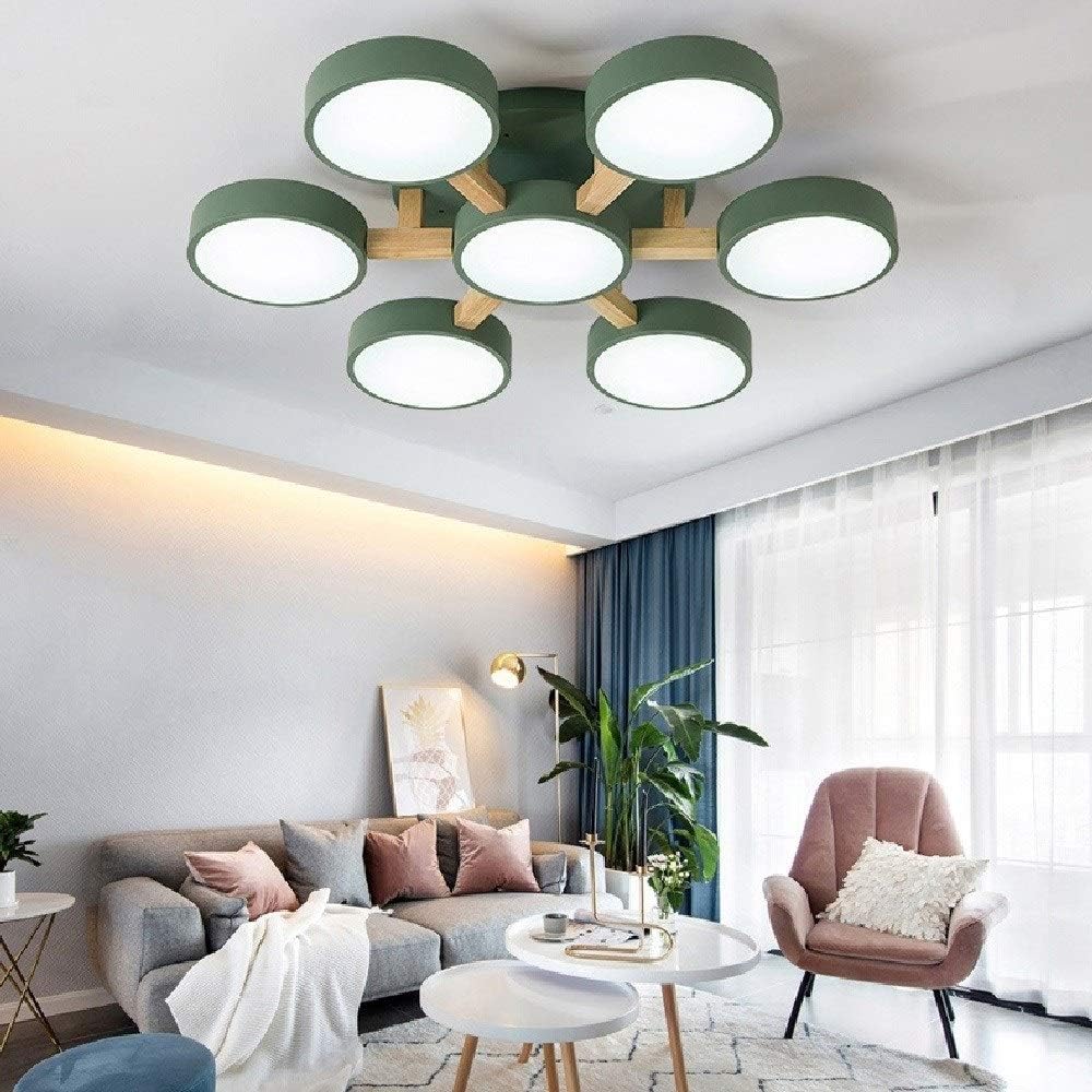 Contemporary Acrylic Multi-Heads Ceiling Light - Cueteks