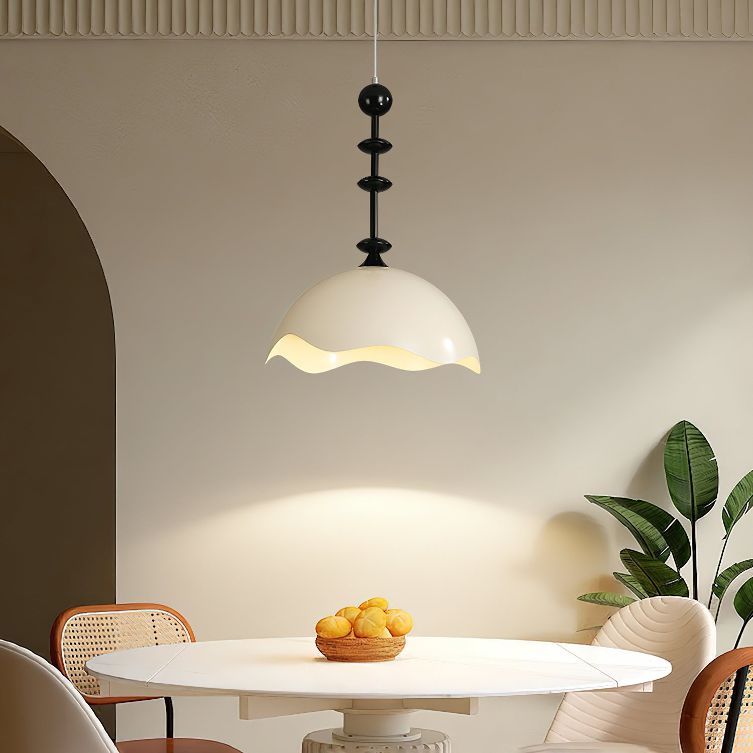 Wave Crest Pendant Lamp - Cueteks