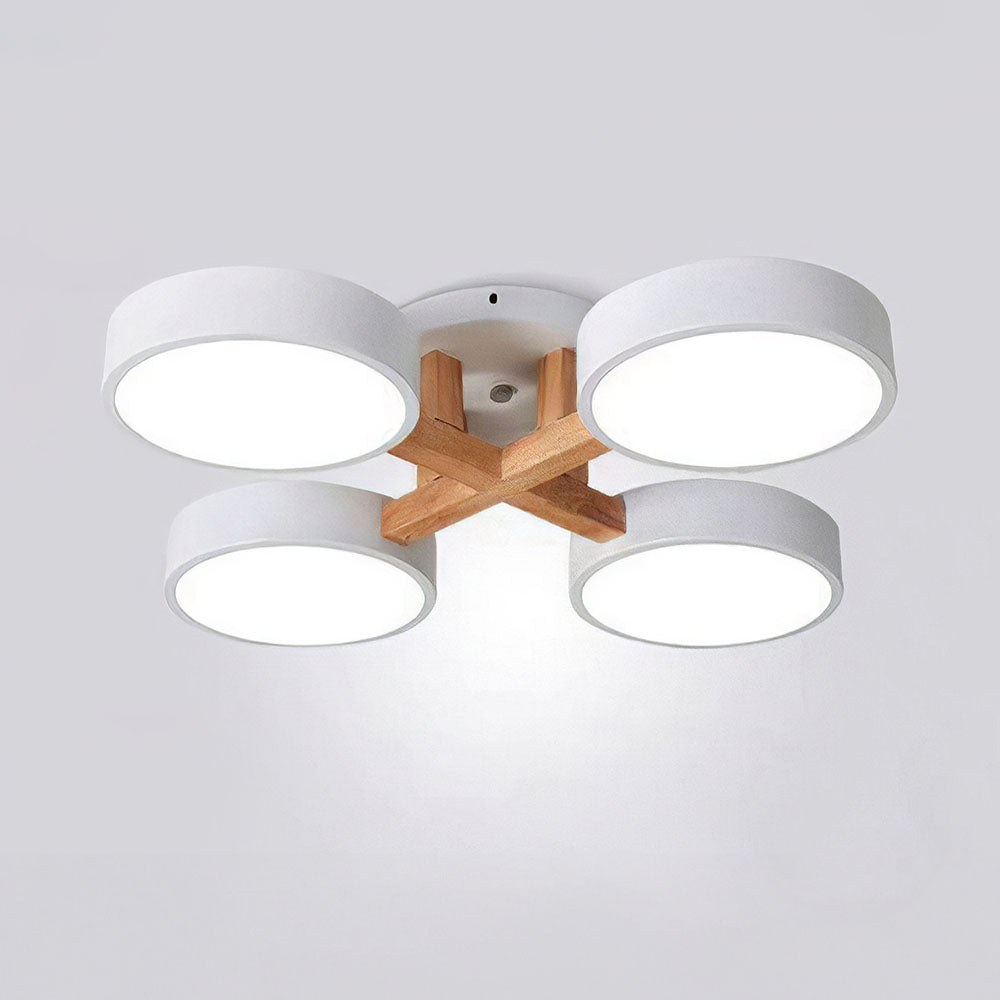 Contemporary Acrylic Multi-Heads Ceiling Light - Cueteks