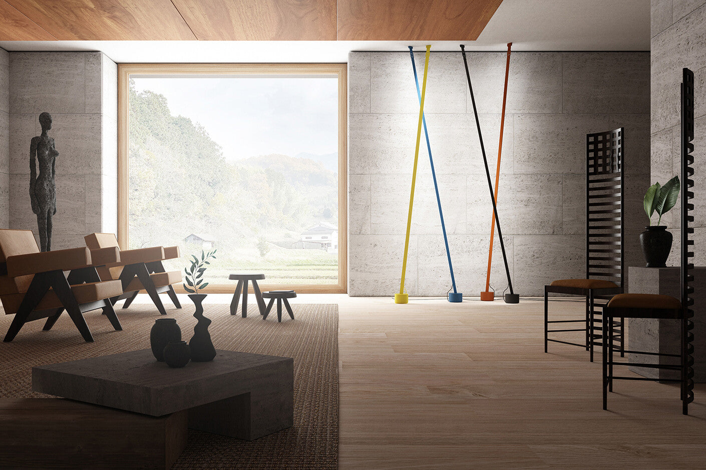 Elastica Arbitrary Floor Lamp - Cueteks