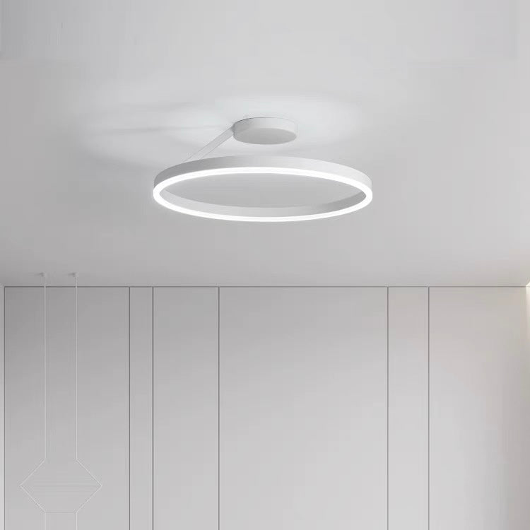 Nordic LED Geometry Circle Ceiling Light - Cueteks