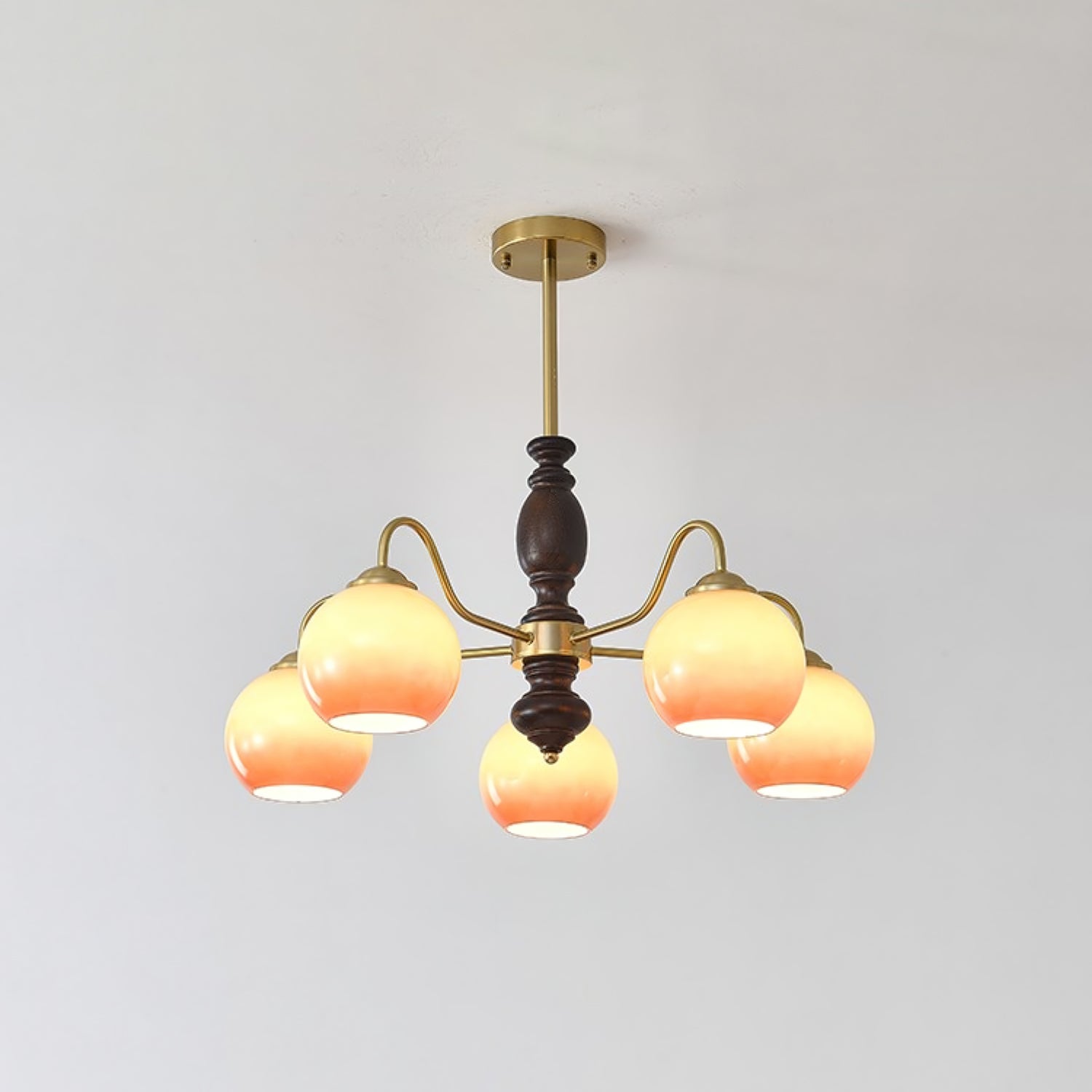 Caramel Orb Chandelier - Cueteks