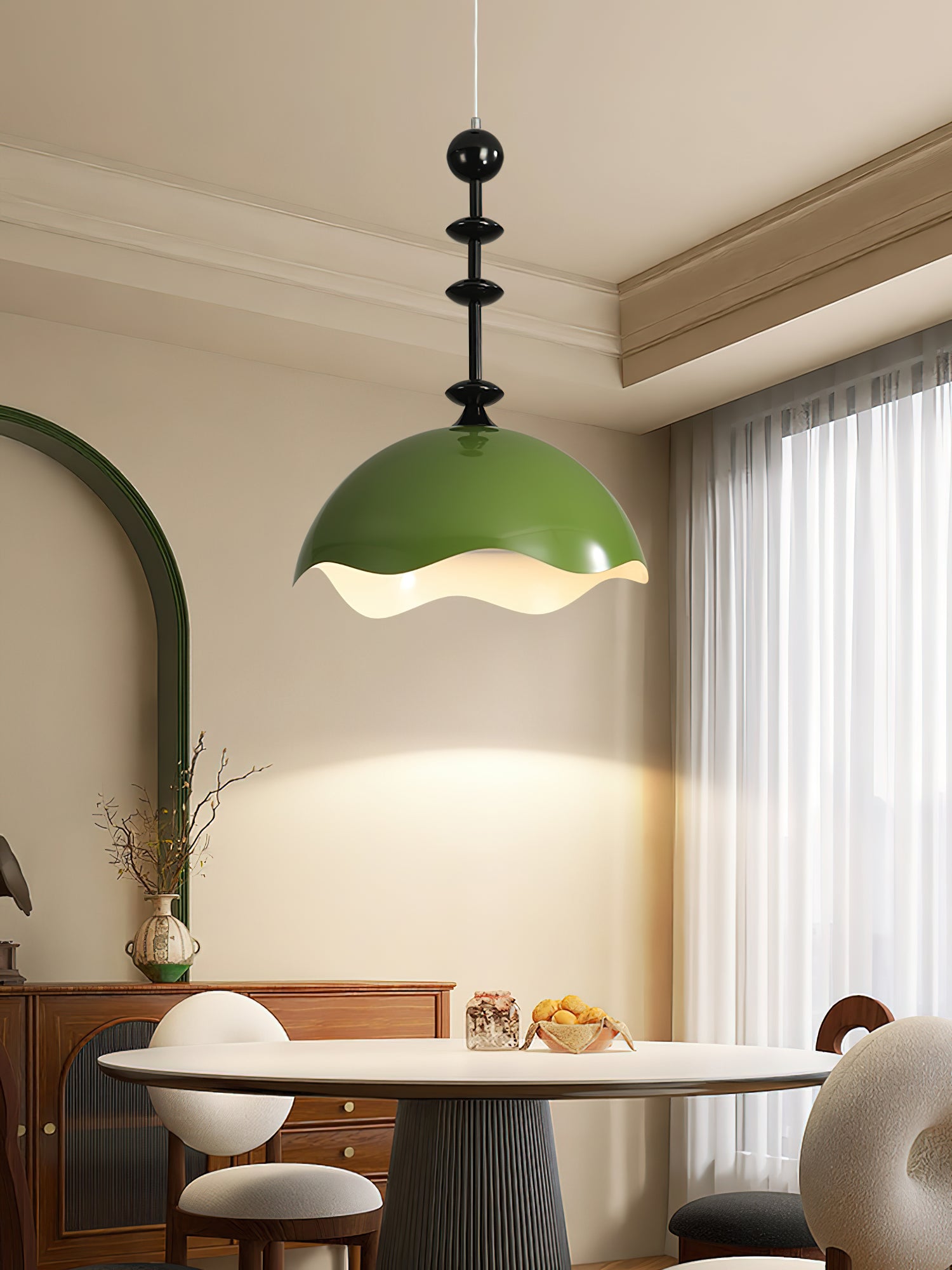 Wave Crest Pendant Lamp - Cueteks