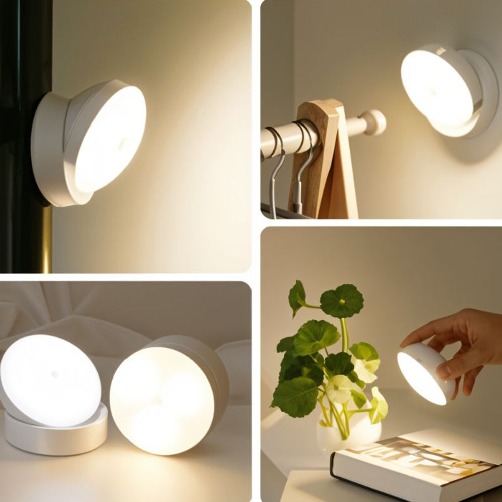 Mini Chargeable White LED Wall Light - Cueteks