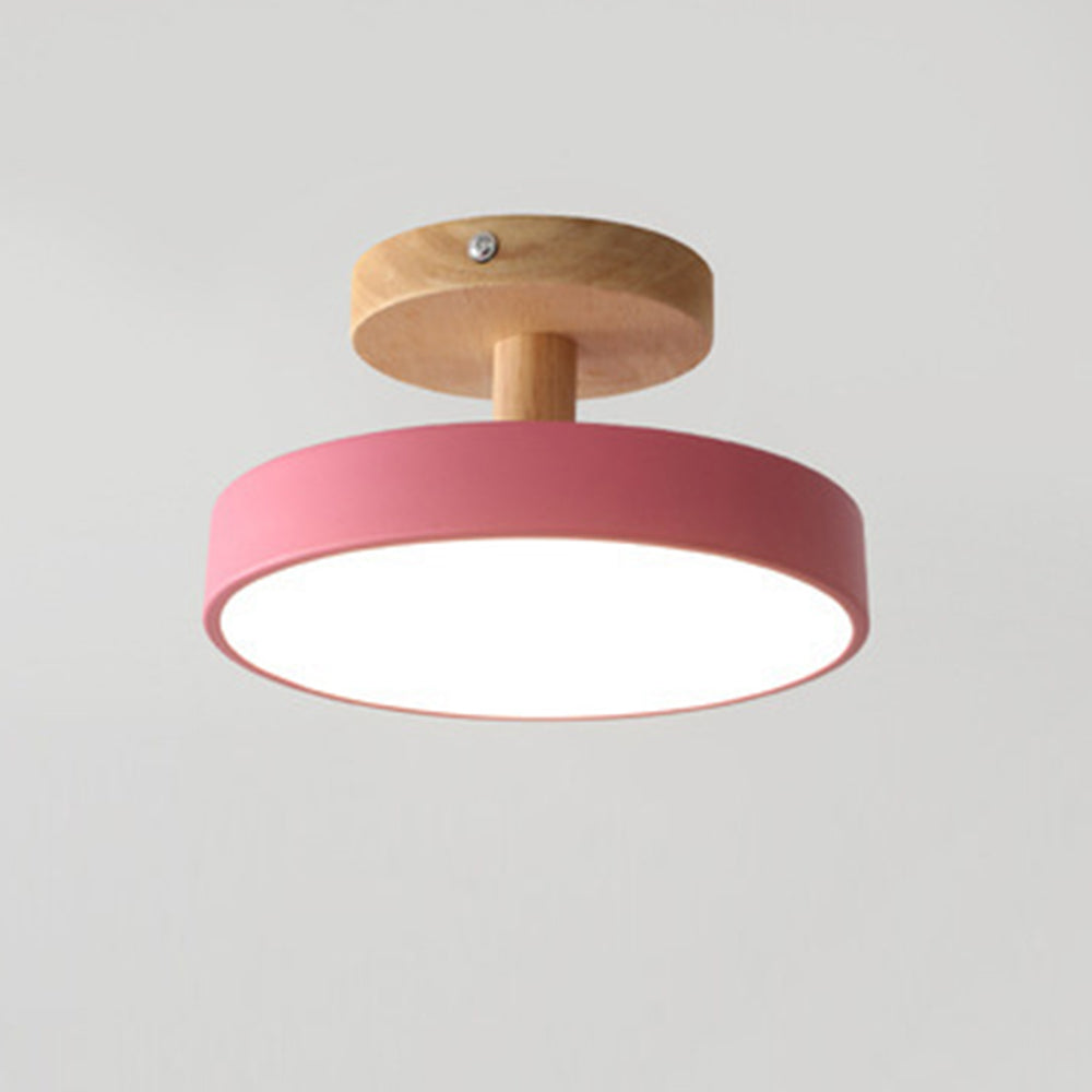 Colorful Round Flush Mount Ceiling Light - Cueteks
