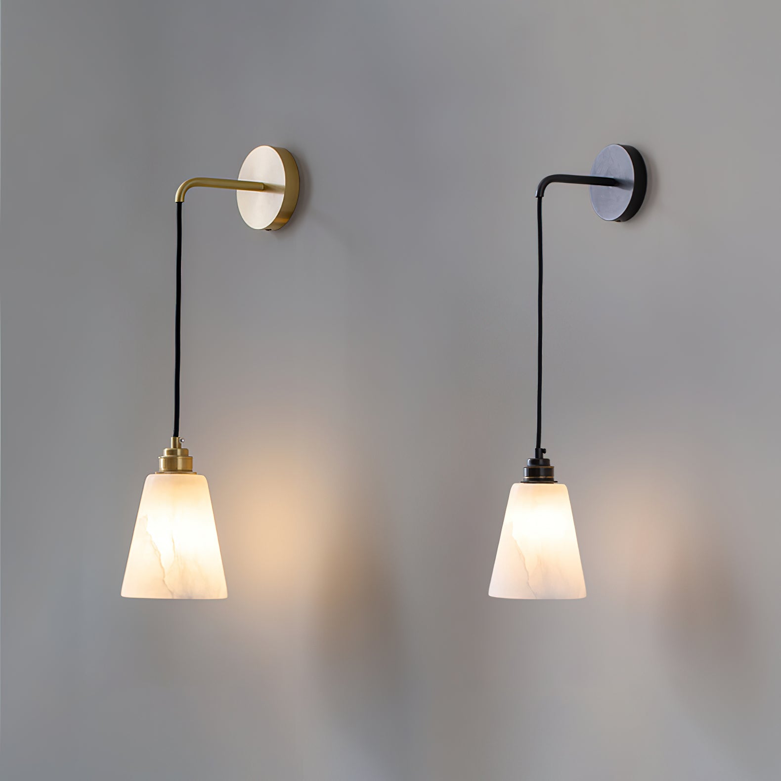 Droplet Alabaster Wall Lamp - Cueteks