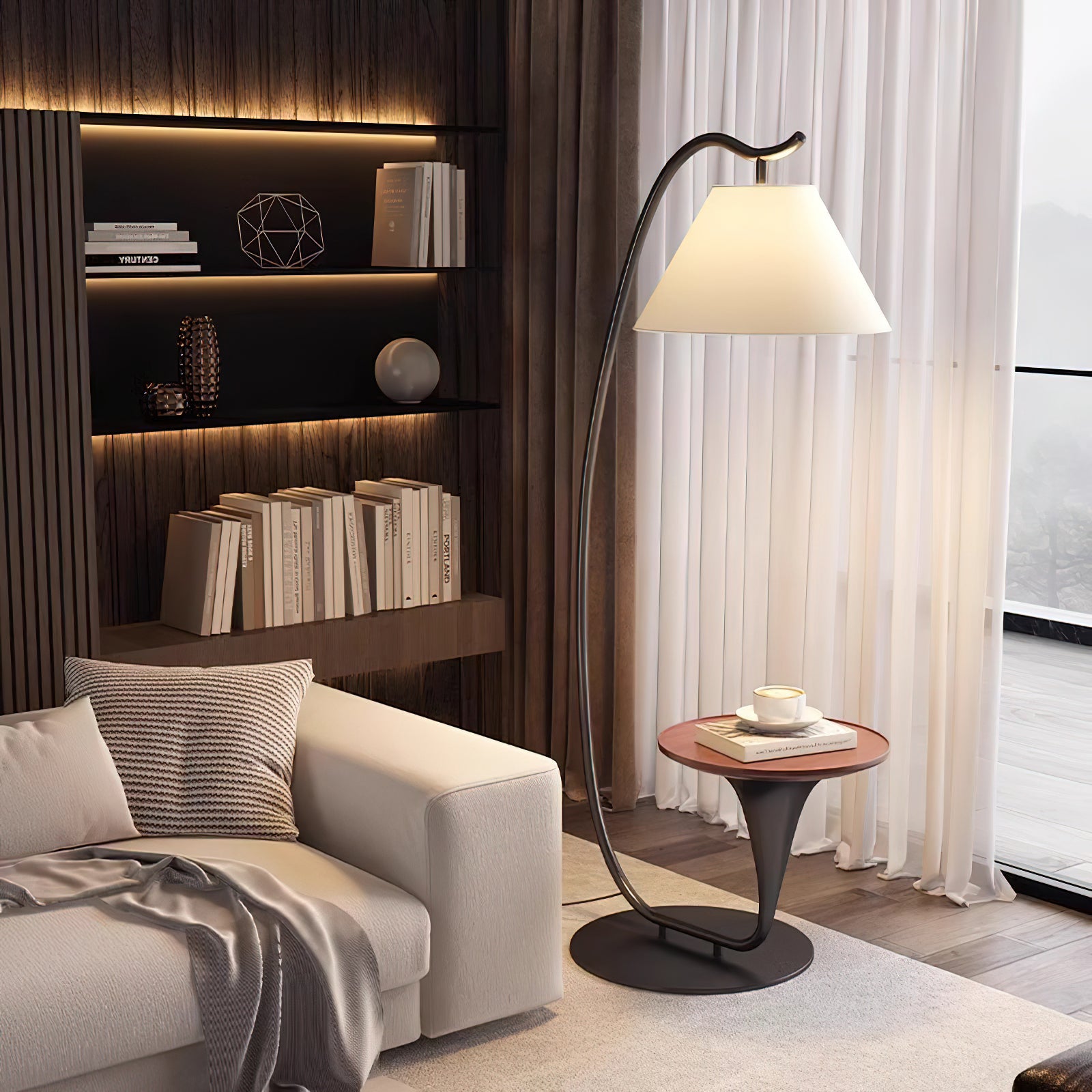 Curvature Floor Lamp - Cueteks