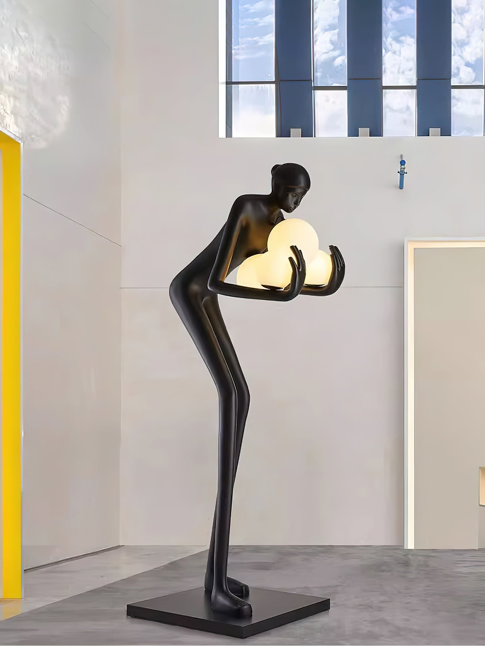 Embrace of Light Sculpture Floor Lamp - Cueteks